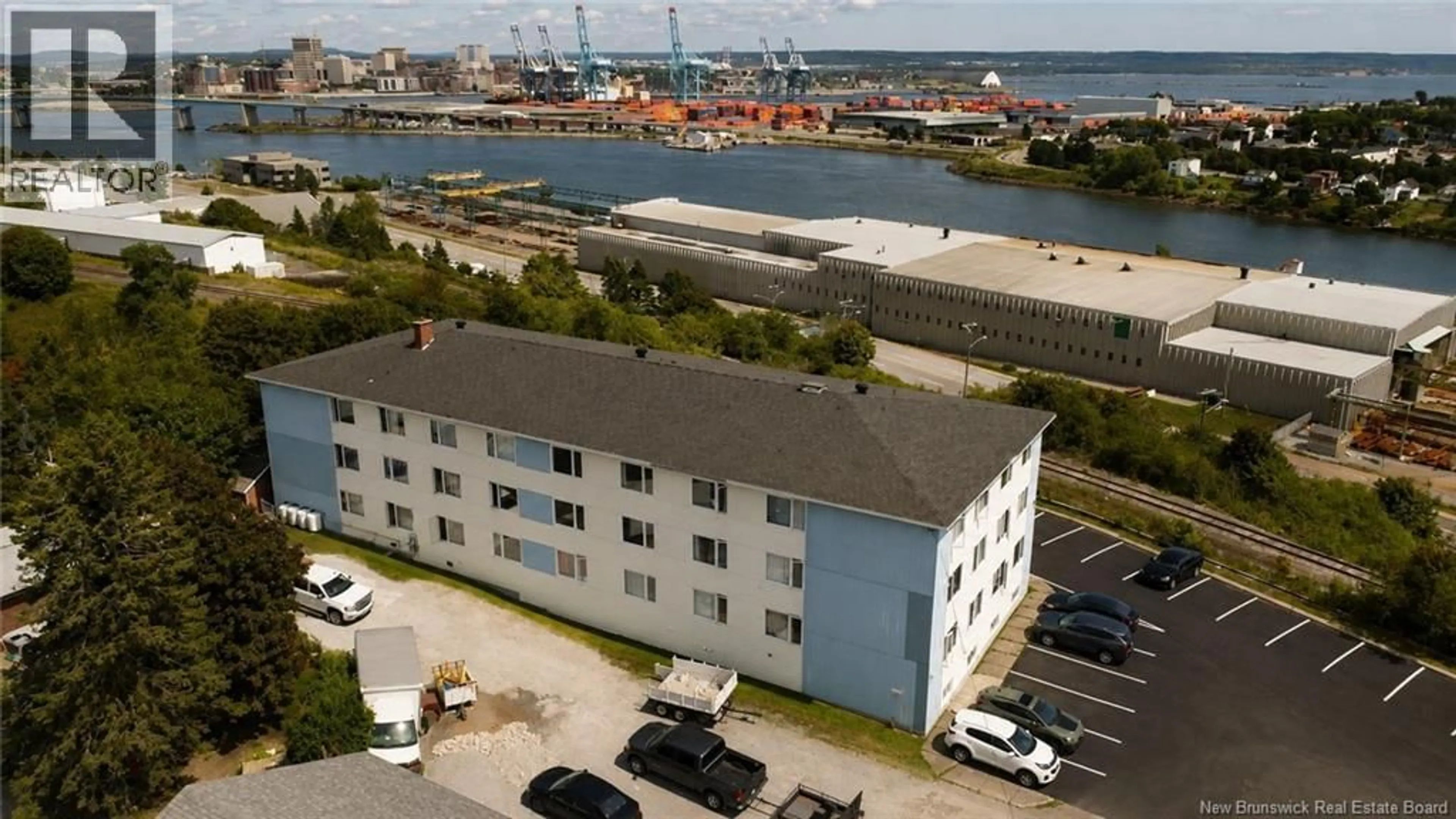 A pic from outside/outdoor area/front of a property/back of a property/a pic from drone, building for B1 - 500 DOUGLAS AVENUE AVENUE, Saint John New Brunswick E2K1E7
