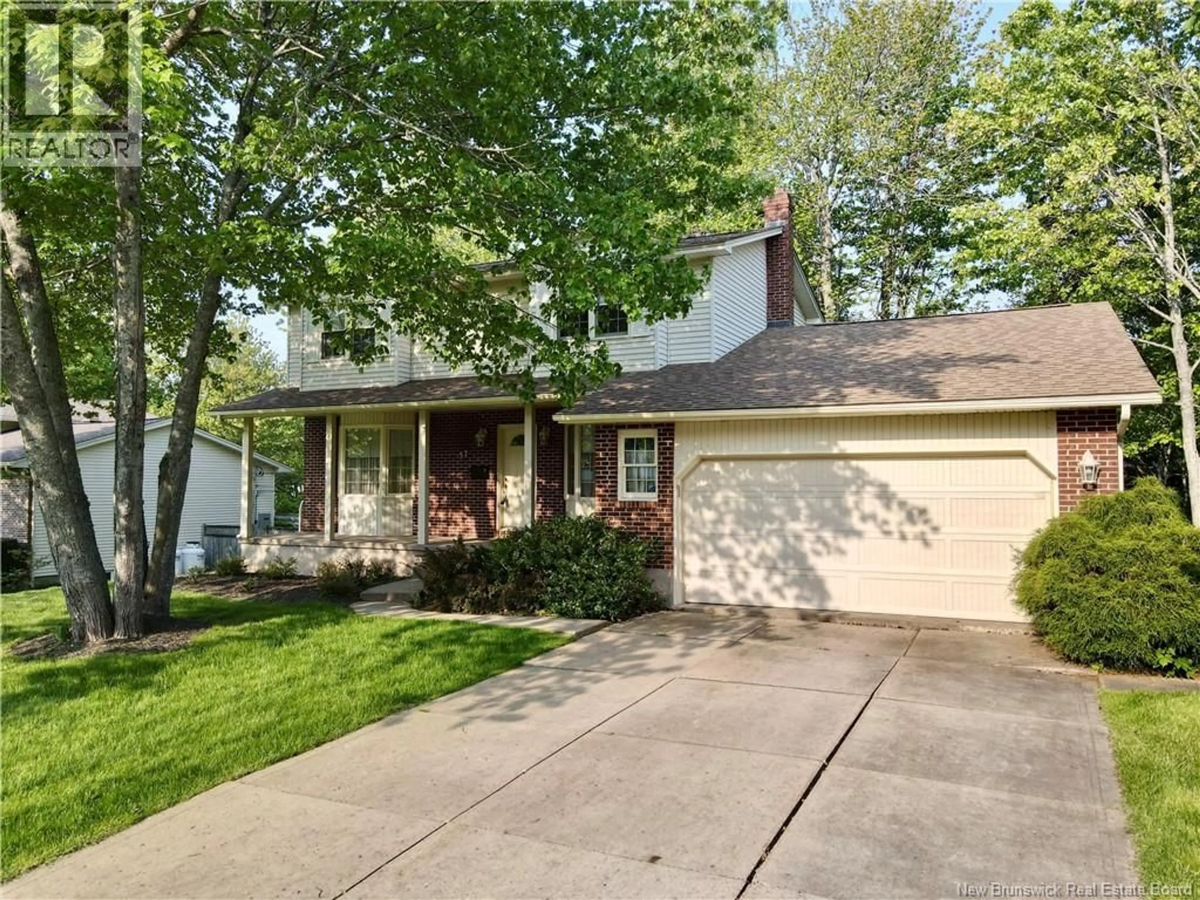 Home with vinyl exterior material, street for 57 FAIRWAY BOULEVARD, Riverview New Brunswick E1B4J5
