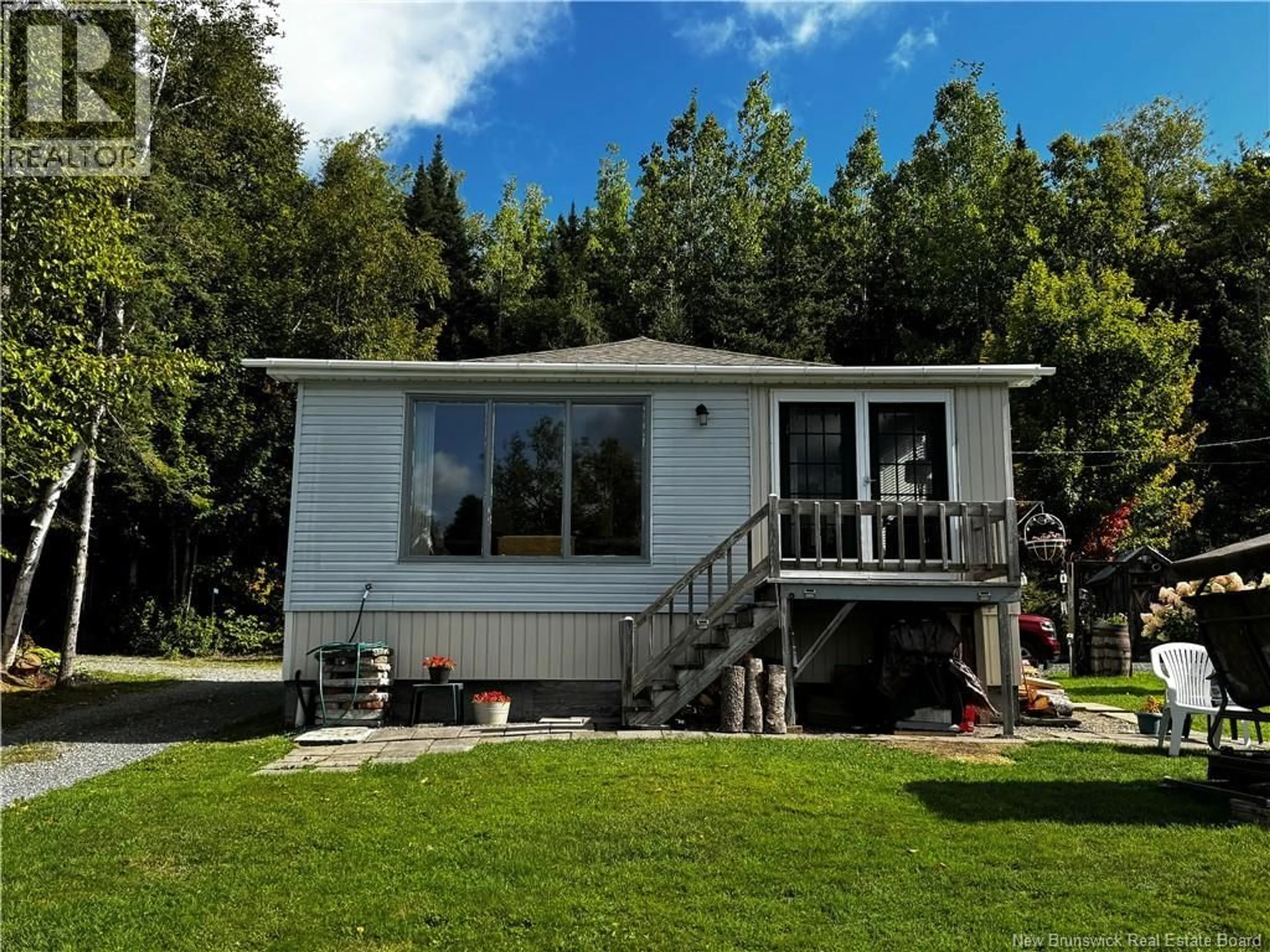 Home with vinyl exterior material, water/lake/river/ocean view for 187 DES CHALETS ROAD, Lac Baker New Brunswick E7A0A4