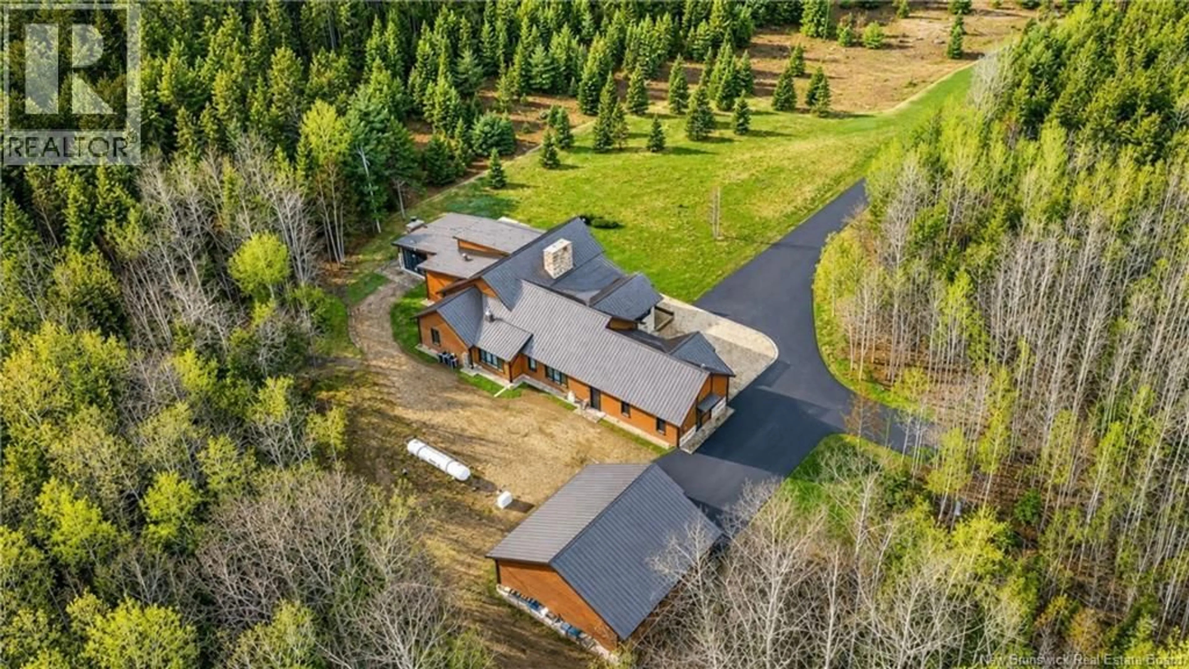 A pic from outside/outdoor area/front of a property/back of a property/a pic from drone, unknown for 2460 ROUTE 160, Saint-Sauveur New Brunswick E8L1R8