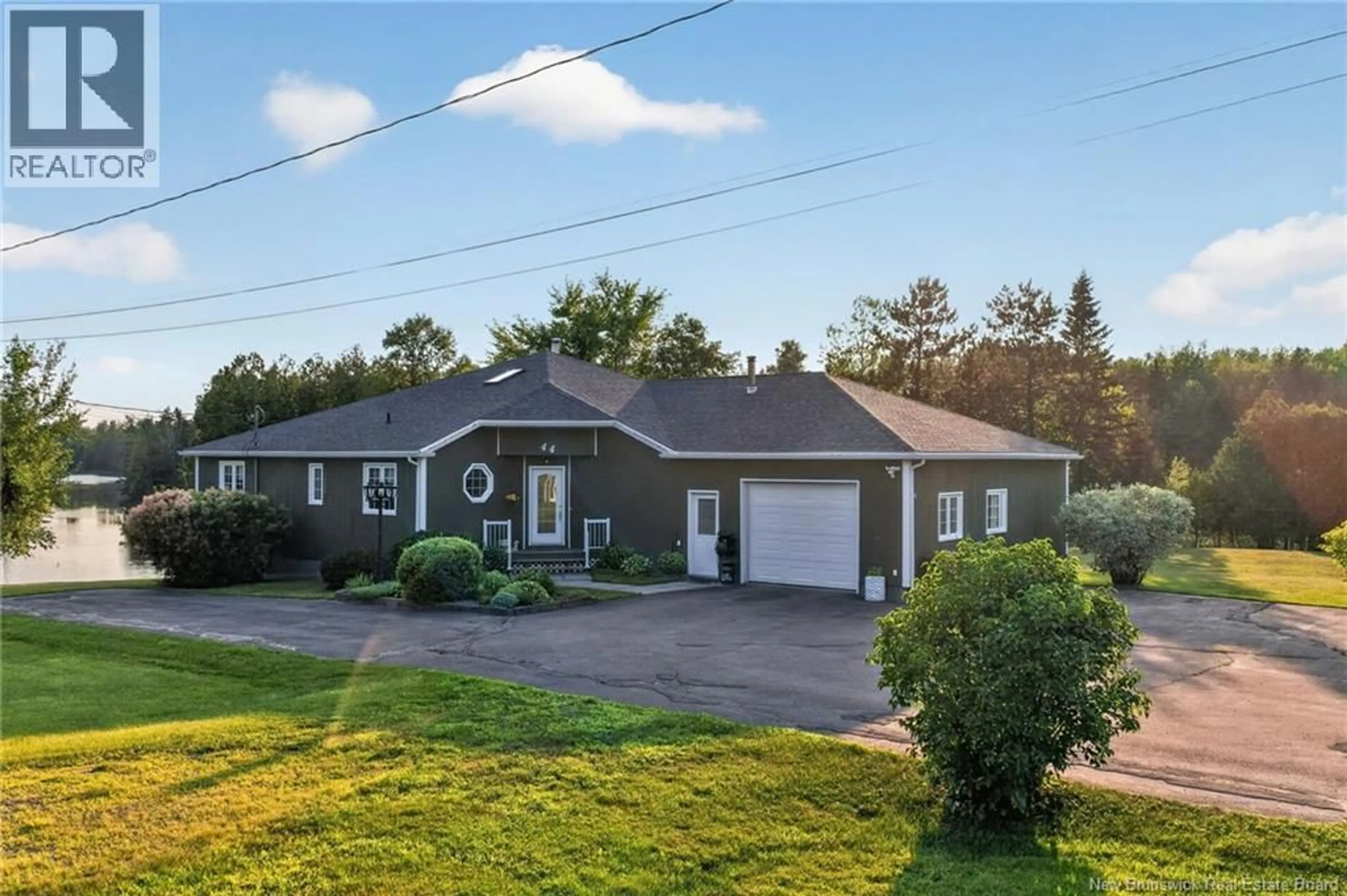 A pic from outside/outdoor area/front of a property/back of a property/a pic from drone, street for 44 JEAN BAPTISTE, Saint-Charles New Brunswick E4W4P4