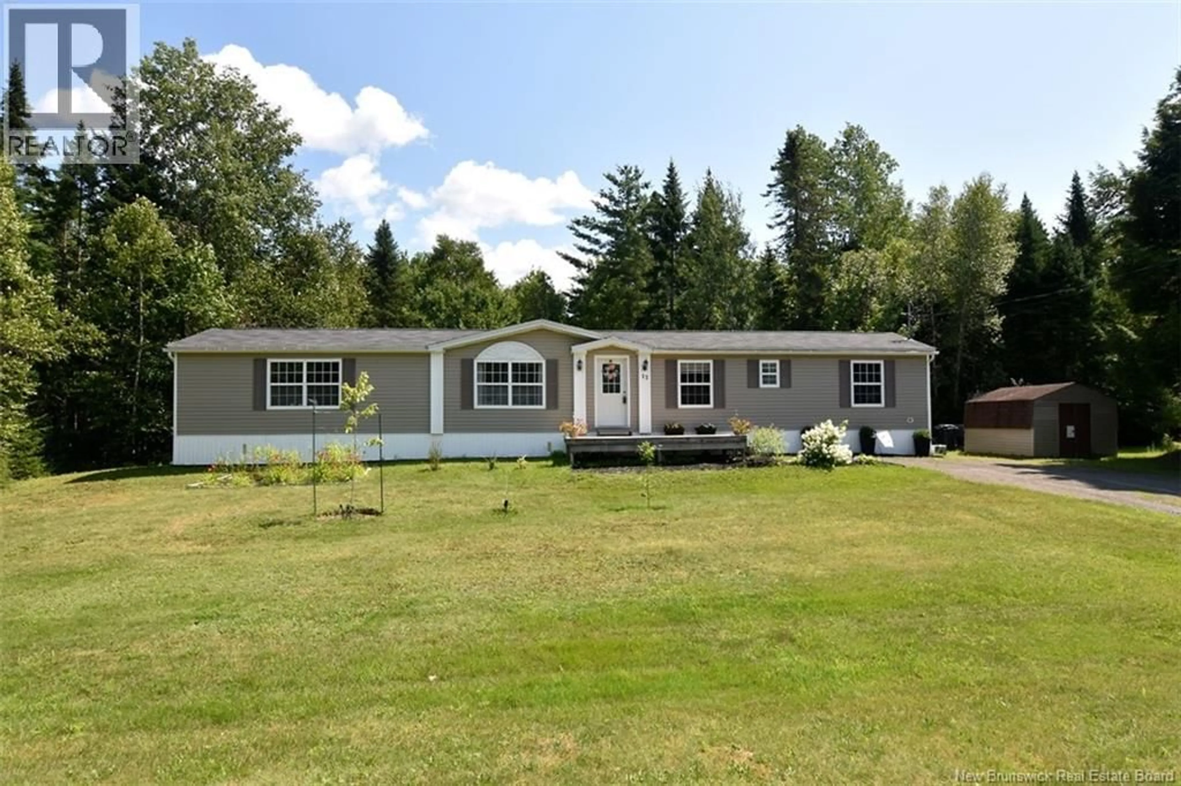 Home with vinyl exterior material, street for 12 CEDAR STREET, Waasis New Brunswick E3B9C4