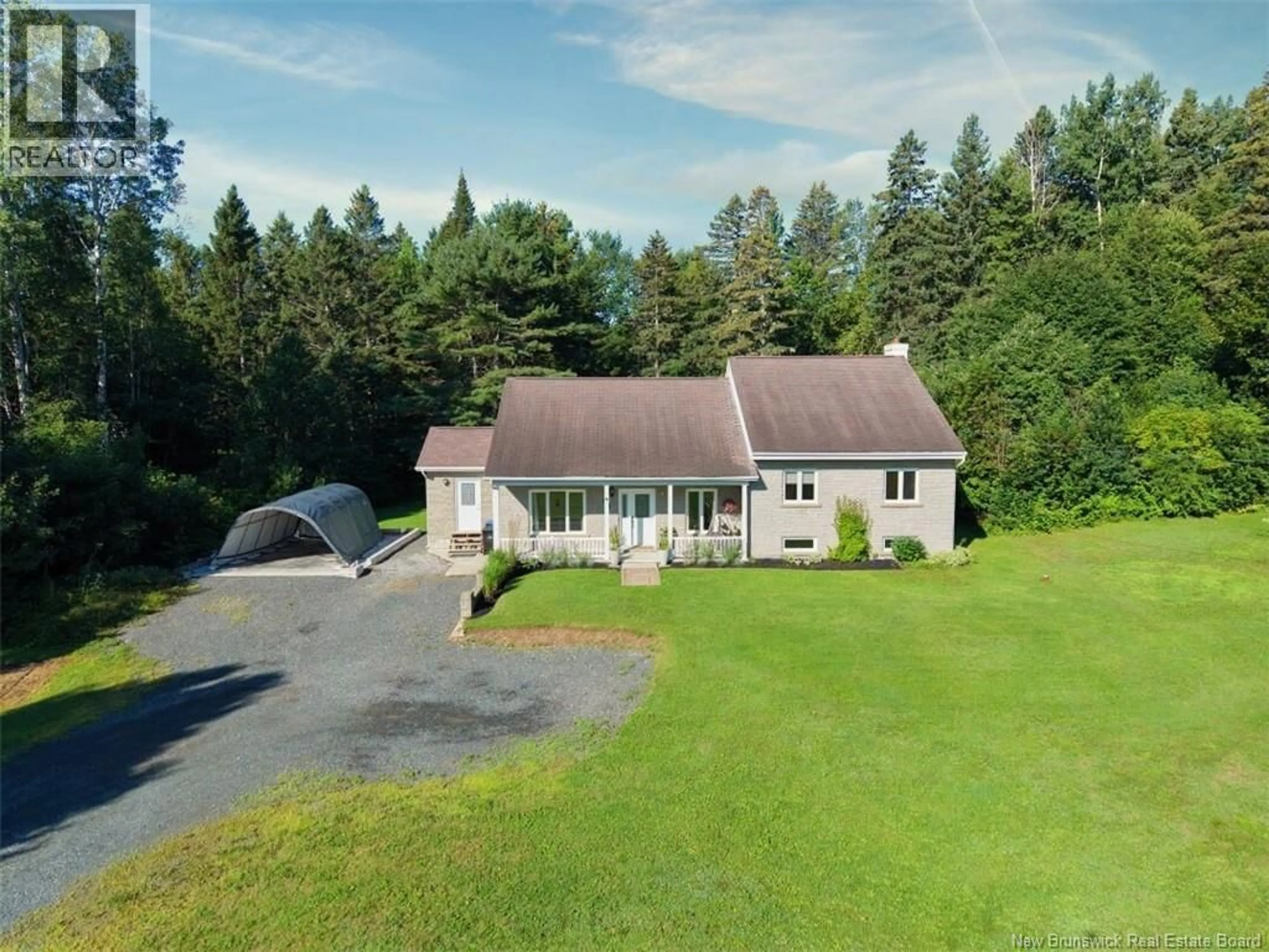 A pic from outside/outdoor area/front of a property/back of a property/a pic from drone, unknown for 42 JASON, North Tetagouche New Brunswick E2A4Y8