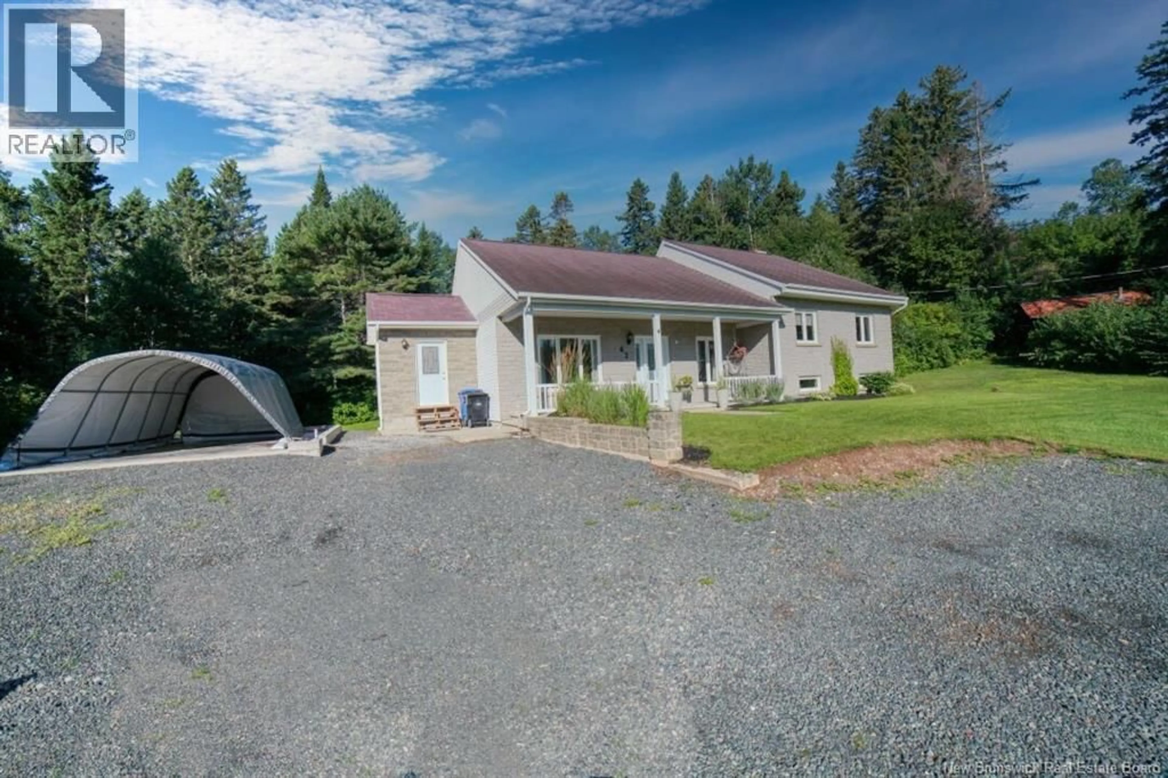 A pic from outside/outdoor area/front of a property/back of a property/a pic from drone, unknown for 42 JASON, North Tetagouche New Brunswick E2A4Y8