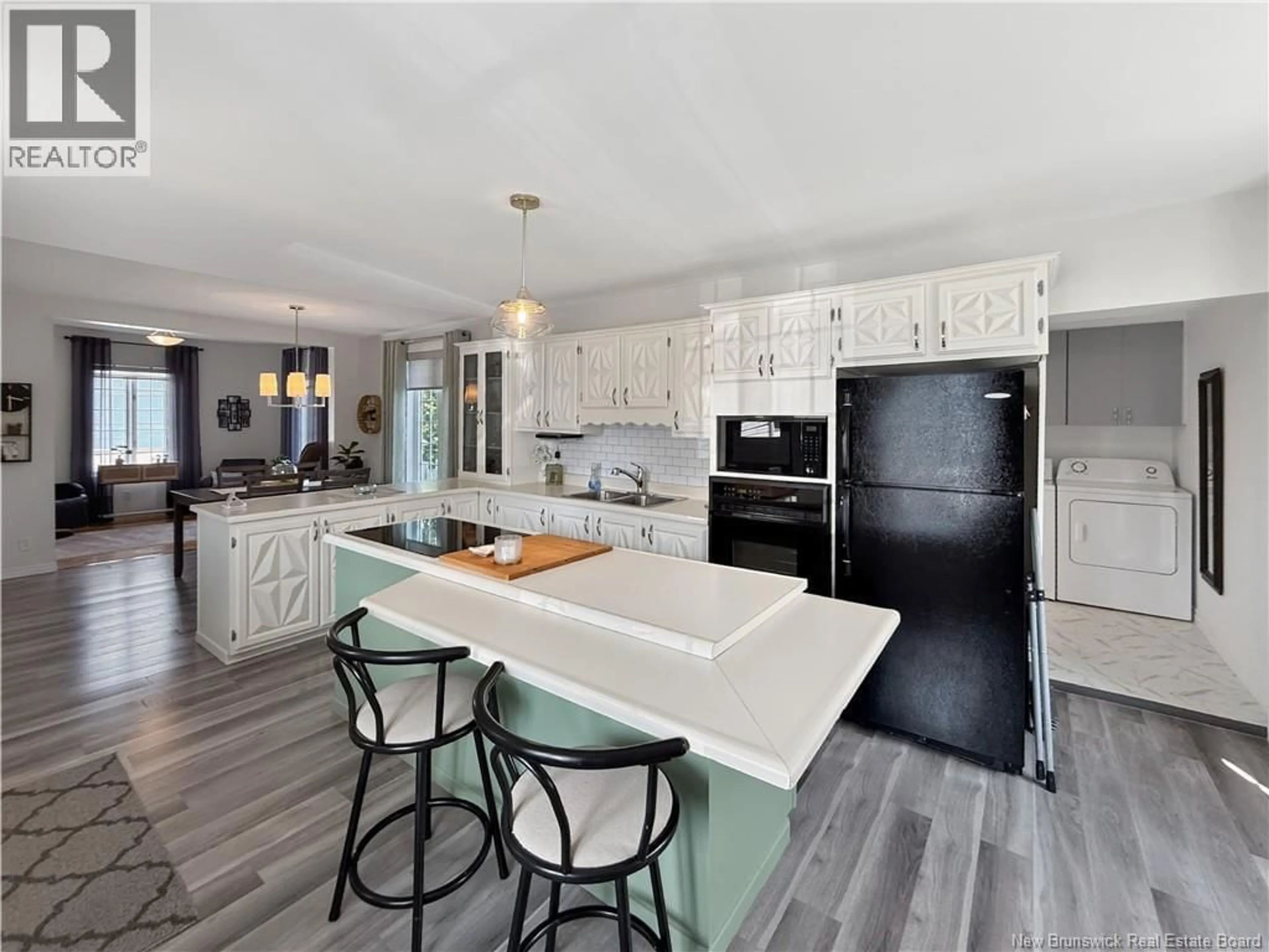 Open concept kitchen, ceramic/tile floor for 30 SUGARLOAF STREET, Campbellton New Brunswick E3N3B1