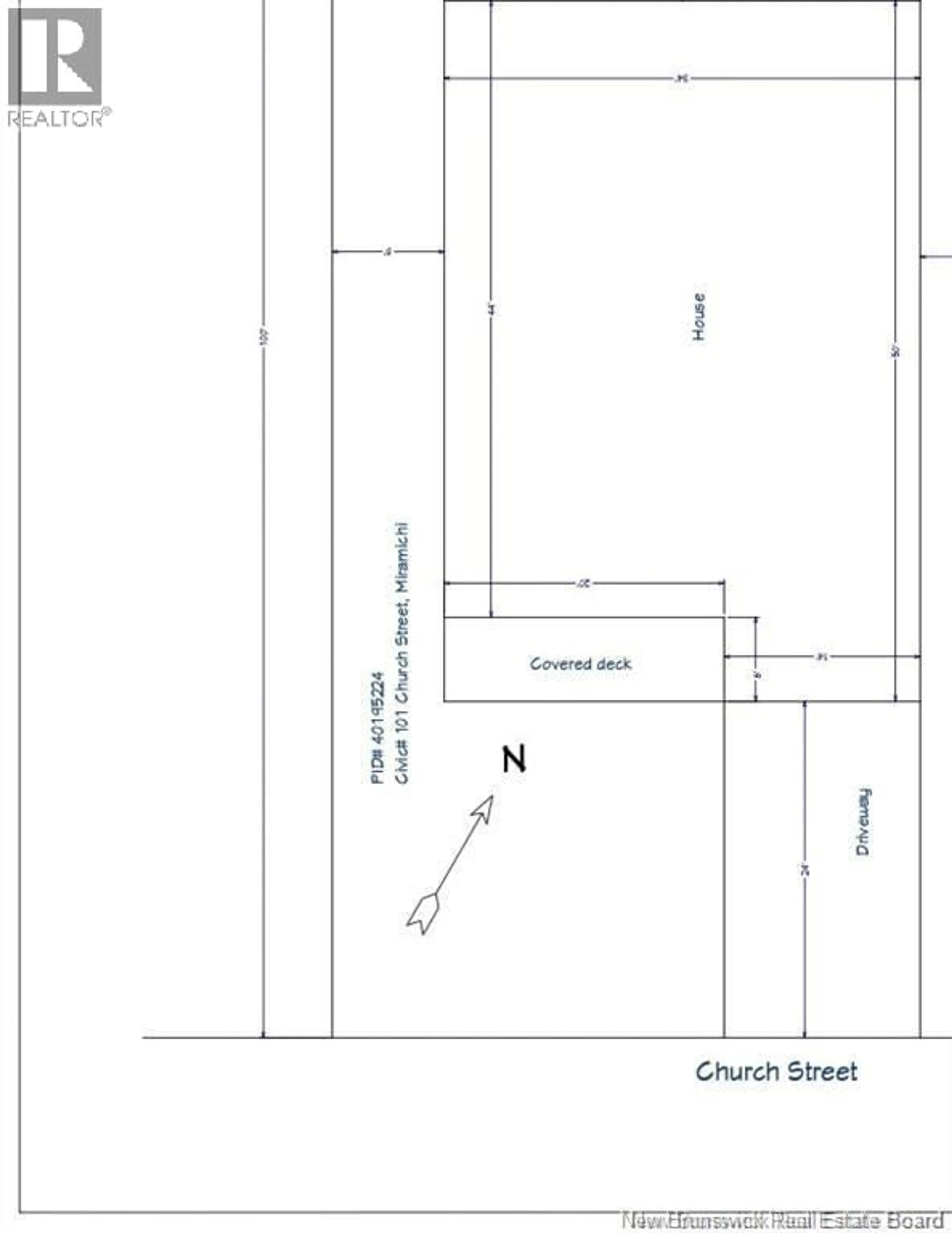 Floor plan for 101 CHURCH STREET, Miramichi New Brunswick E1N1T9