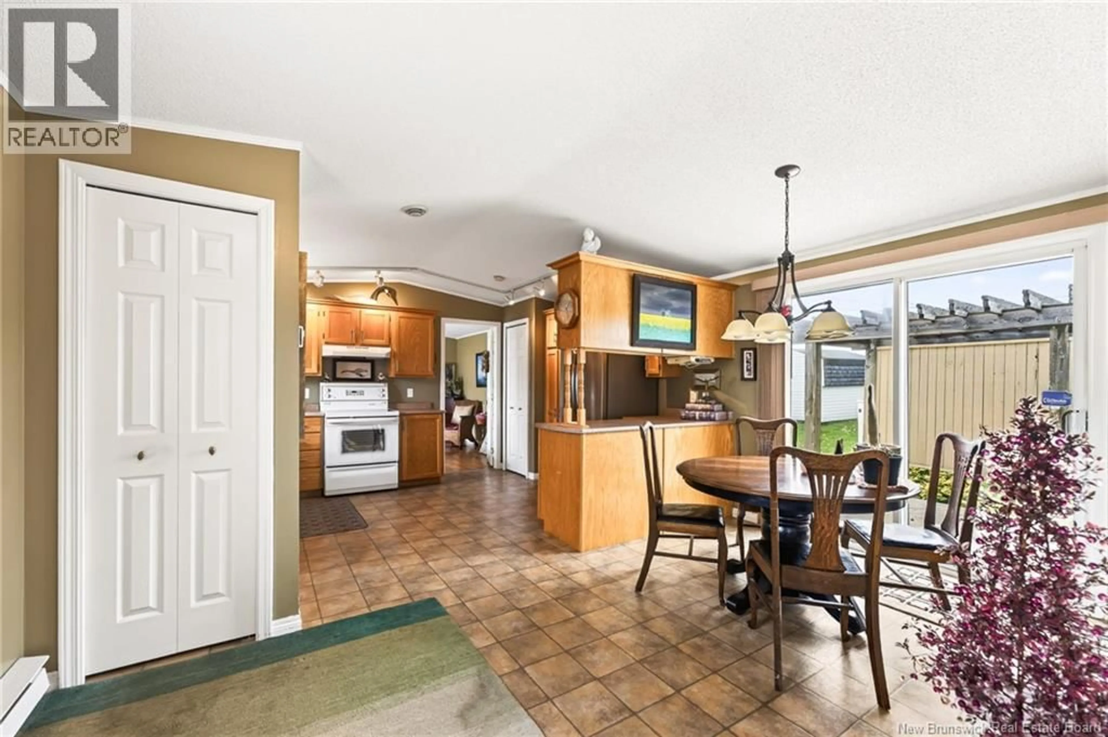 Open concept kitchen, ceramic/tile floor for 9 BLUE ASH STREET, Moncton New Brunswick E1H3E1