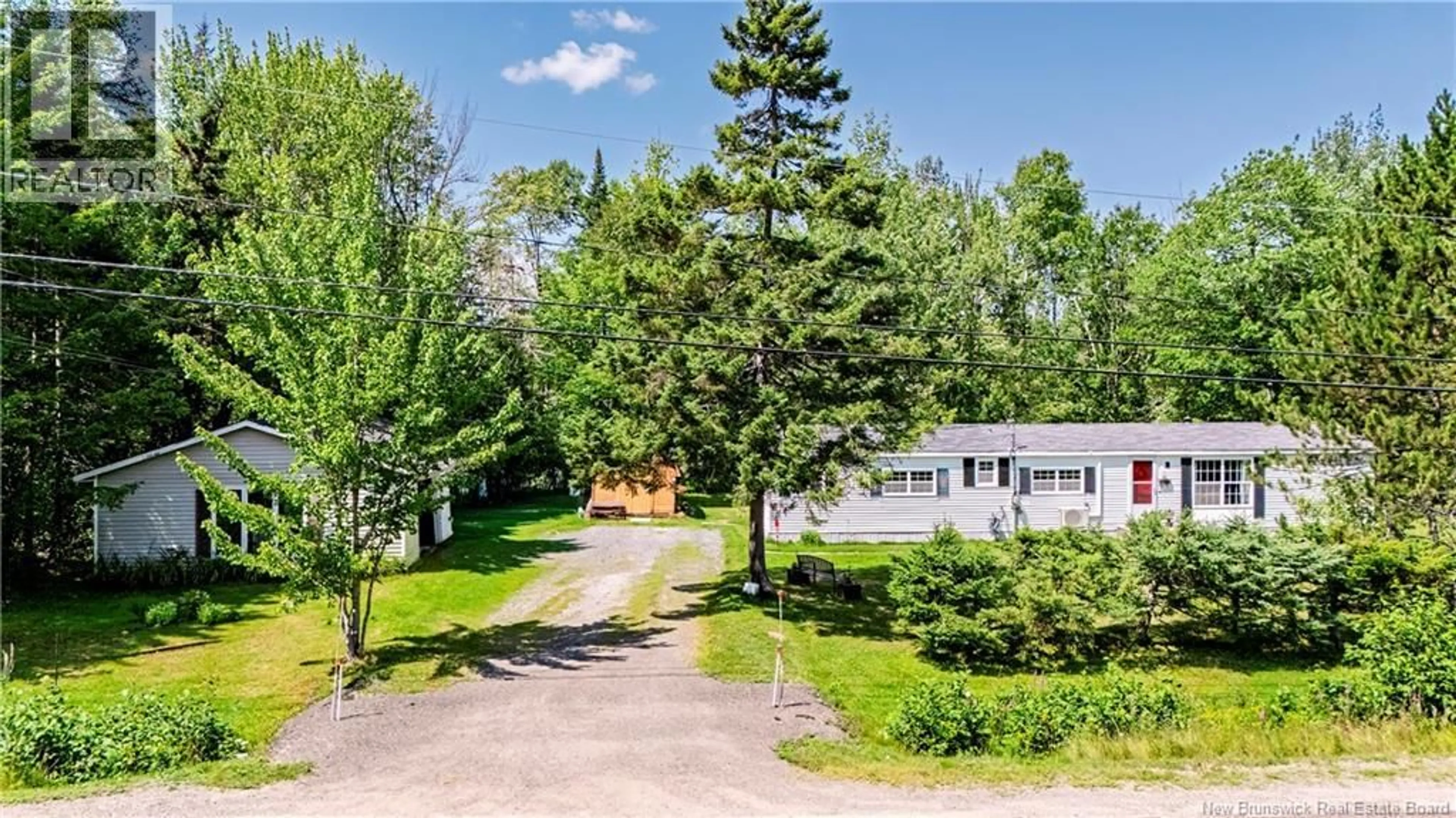 A pic from outside/outdoor area/front of a property/back of a property/a pic from drone, unknown for 9 MAPLE LEAF DRIVE, Lincoln New Brunswick E3B7G9