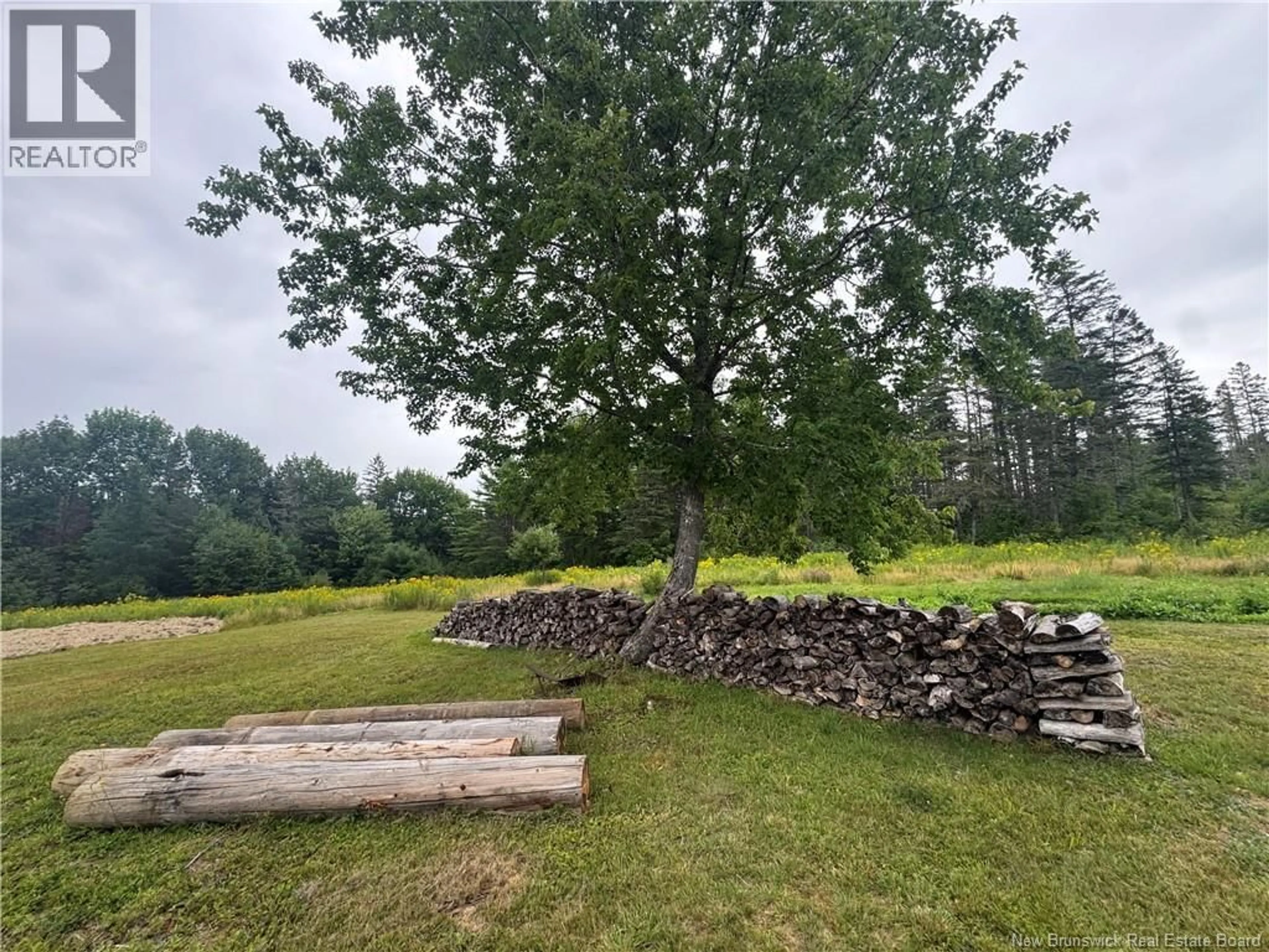 A pic from outside/outdoor area/front of a property/back of a property/a pic from drone, forest/trees view for UPPER WAWEIG ROAD, Waweig New Brunswick E3L4N5