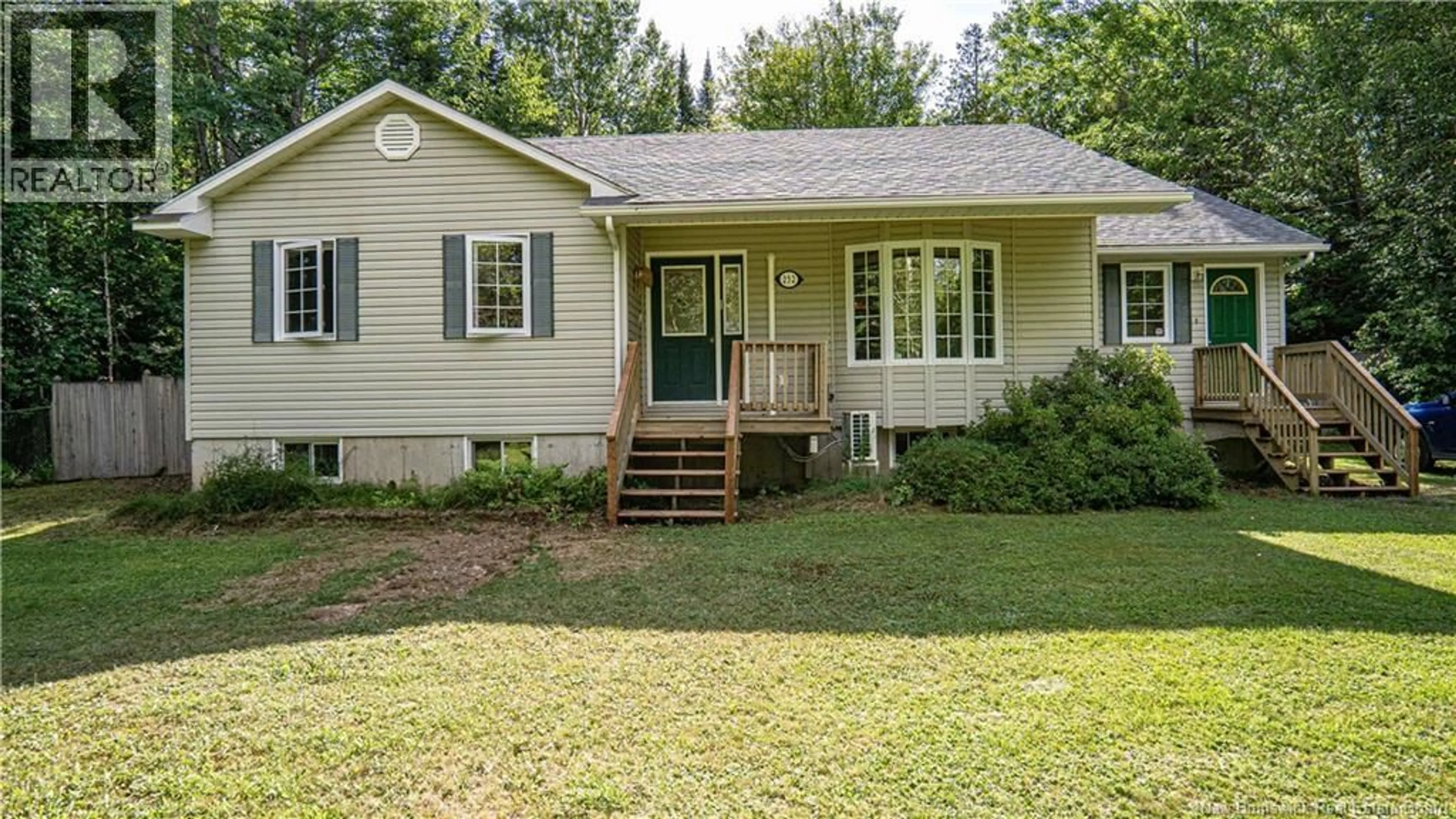 Home with vinyl exterior material, street for 252 RAILING ROAD, Lincoln New Brunswick E3B7G8