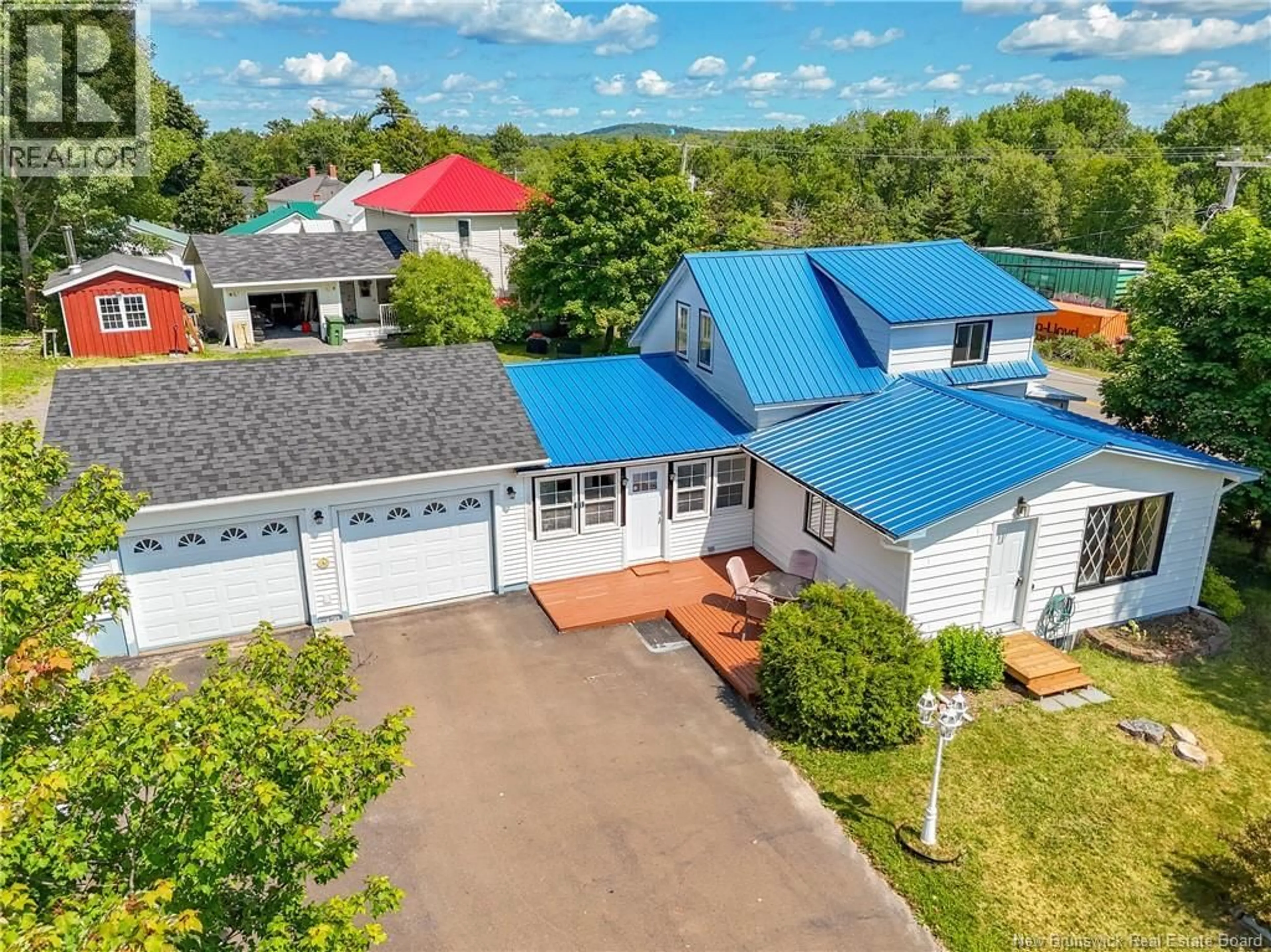A pic from outside/outdoor area/front of a property/back of a property/a pic from drone, unknown for 11 VANCEBORO ROAD, McAdam New Brunswick E6J1Z3