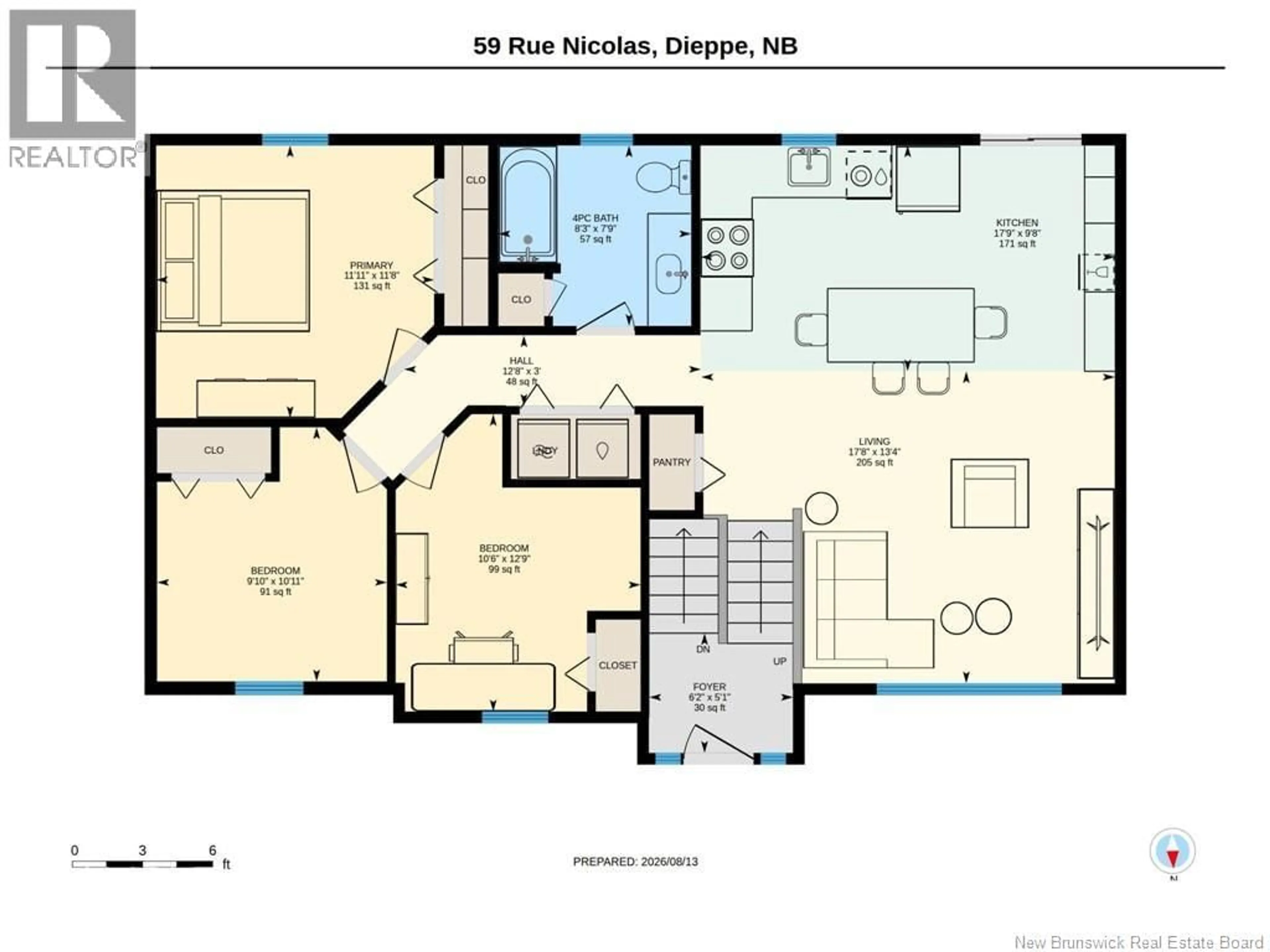 Floor plan for 59 NICOLAS STREET, Dieppe New Brunswick E1A8N3