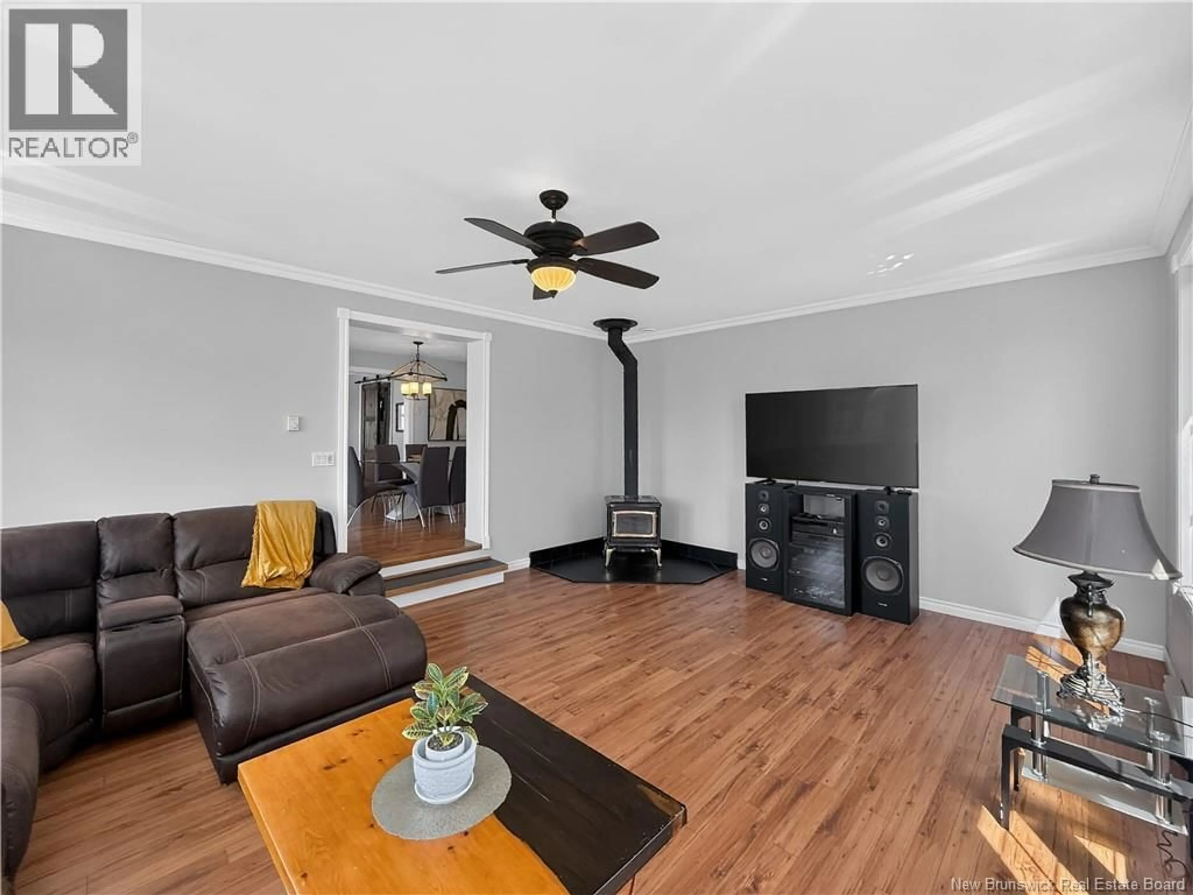 Living room with furniture, wood/laminate floor for 15 FREES BYE ROAD, Eel River Crossing New Brunswick E8E1P7