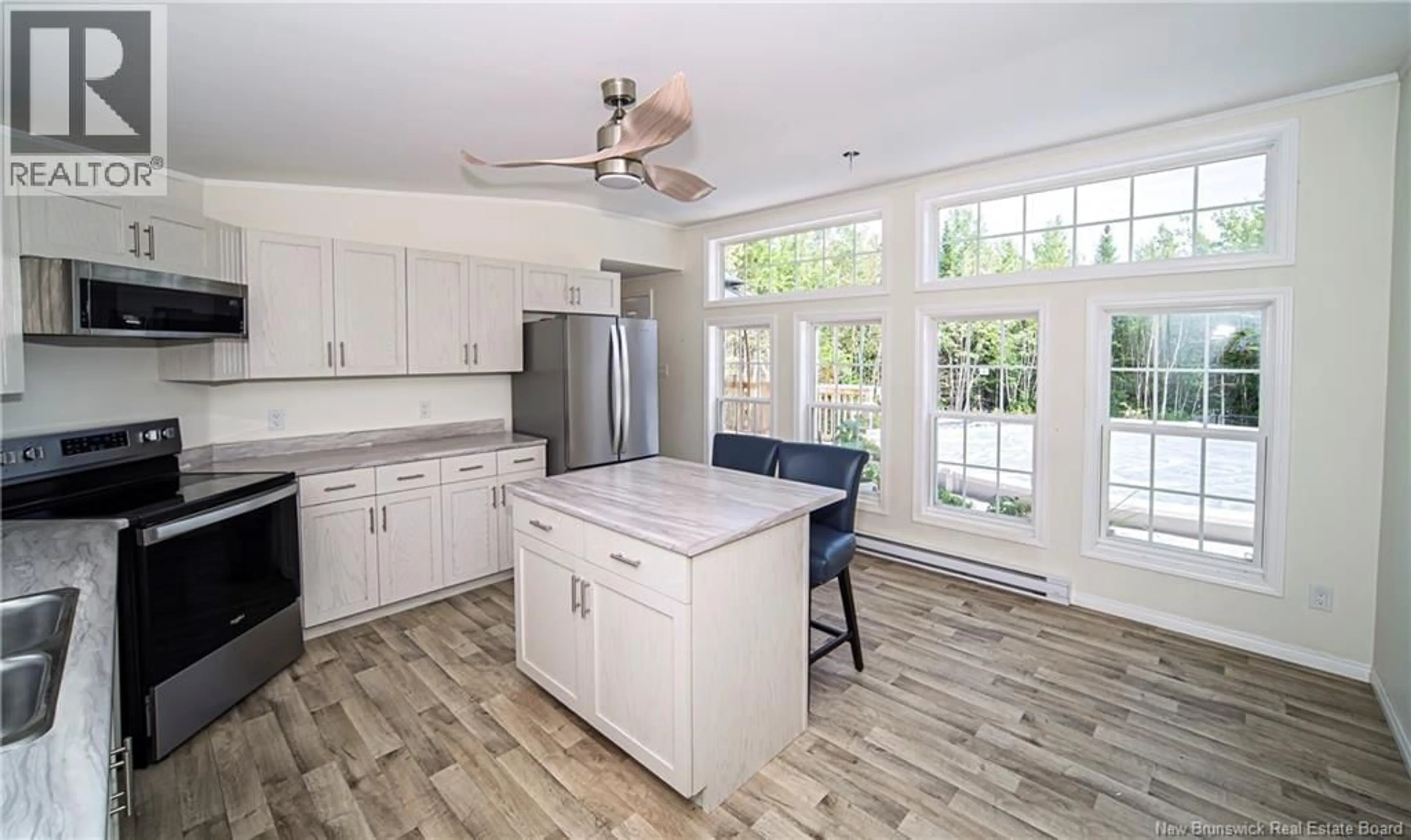 Open concept kitchen, ceramic/tile floor for 126 CARRIE STREET, Rusagonis New Brunswick E3B0T2