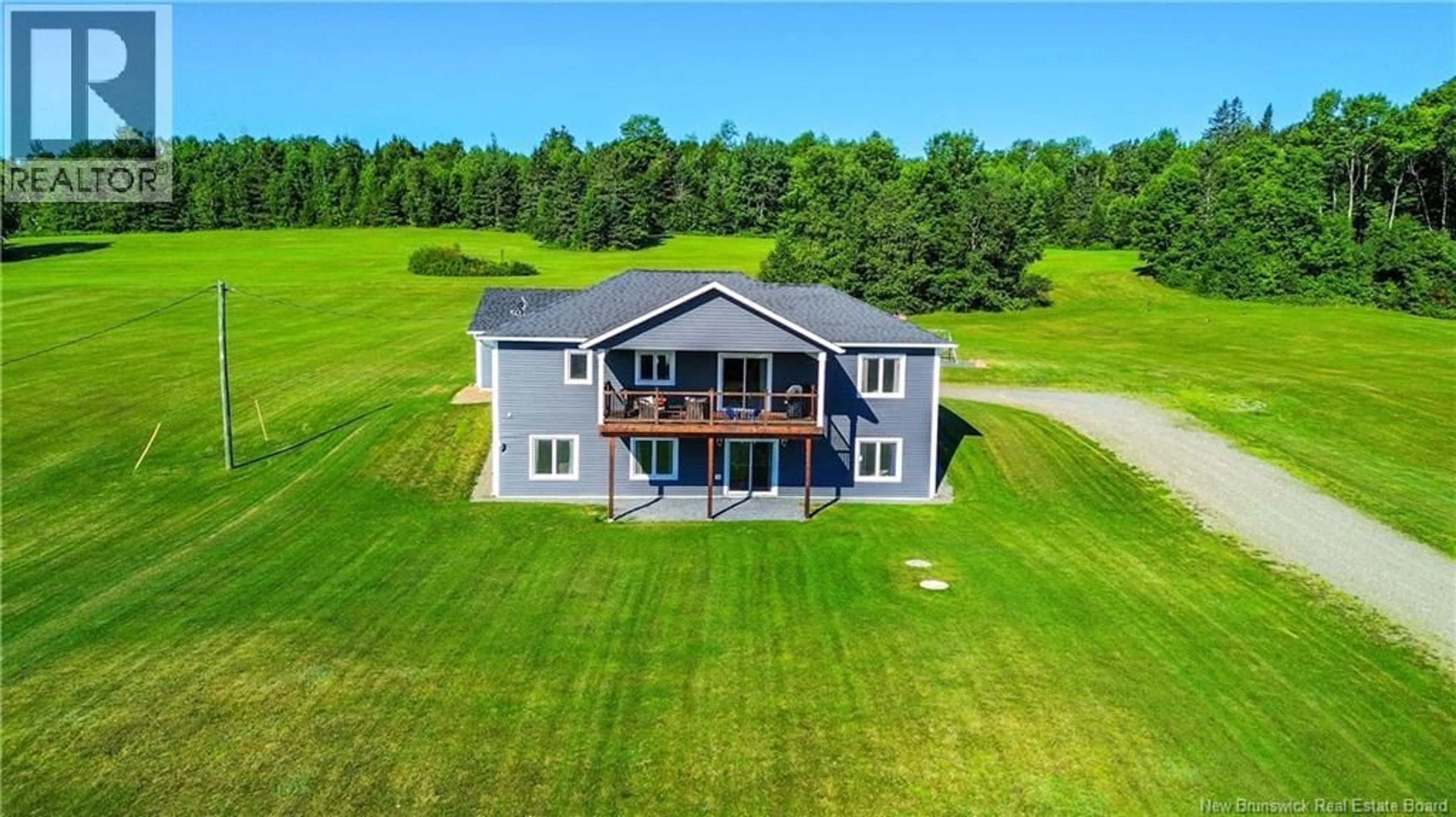 A pic from outside/outdoor area/front of a property/back of a property/a pic from drone, water/lake/river/ocean view for 139 TWEEDIE ROAD, Greenfield New Brunswick E7L1W7