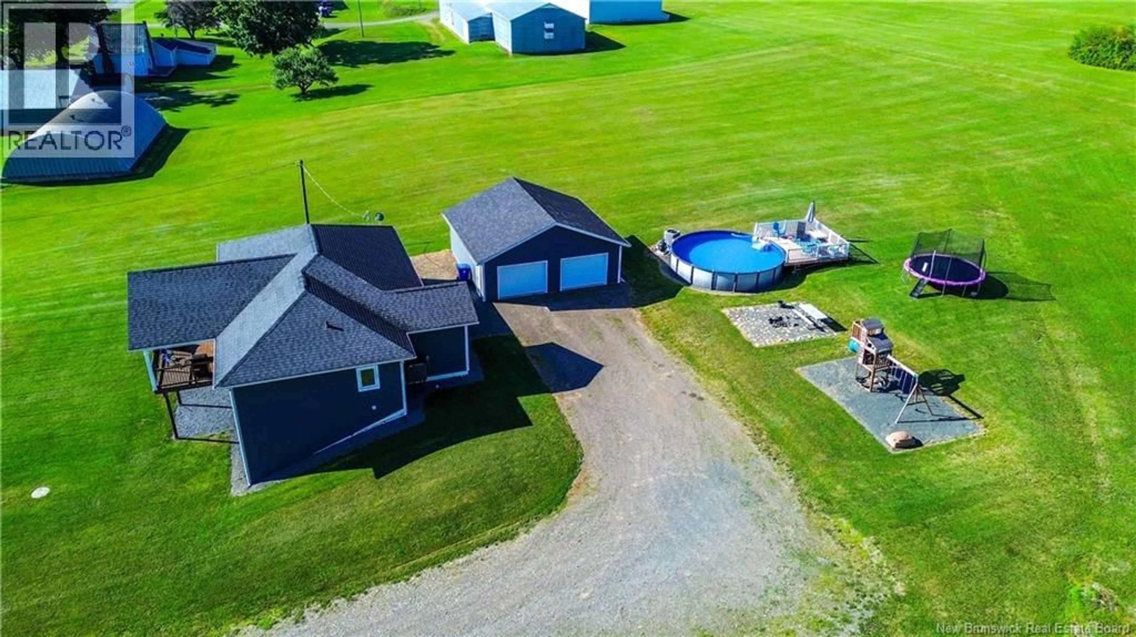 A pic from outside/outdoor area/front of a property/back of a property/a pic from drone, water/lake/river/ocean view for 139 TWEEDIE ROAD, Greenfield New Brunswick E7L1W7