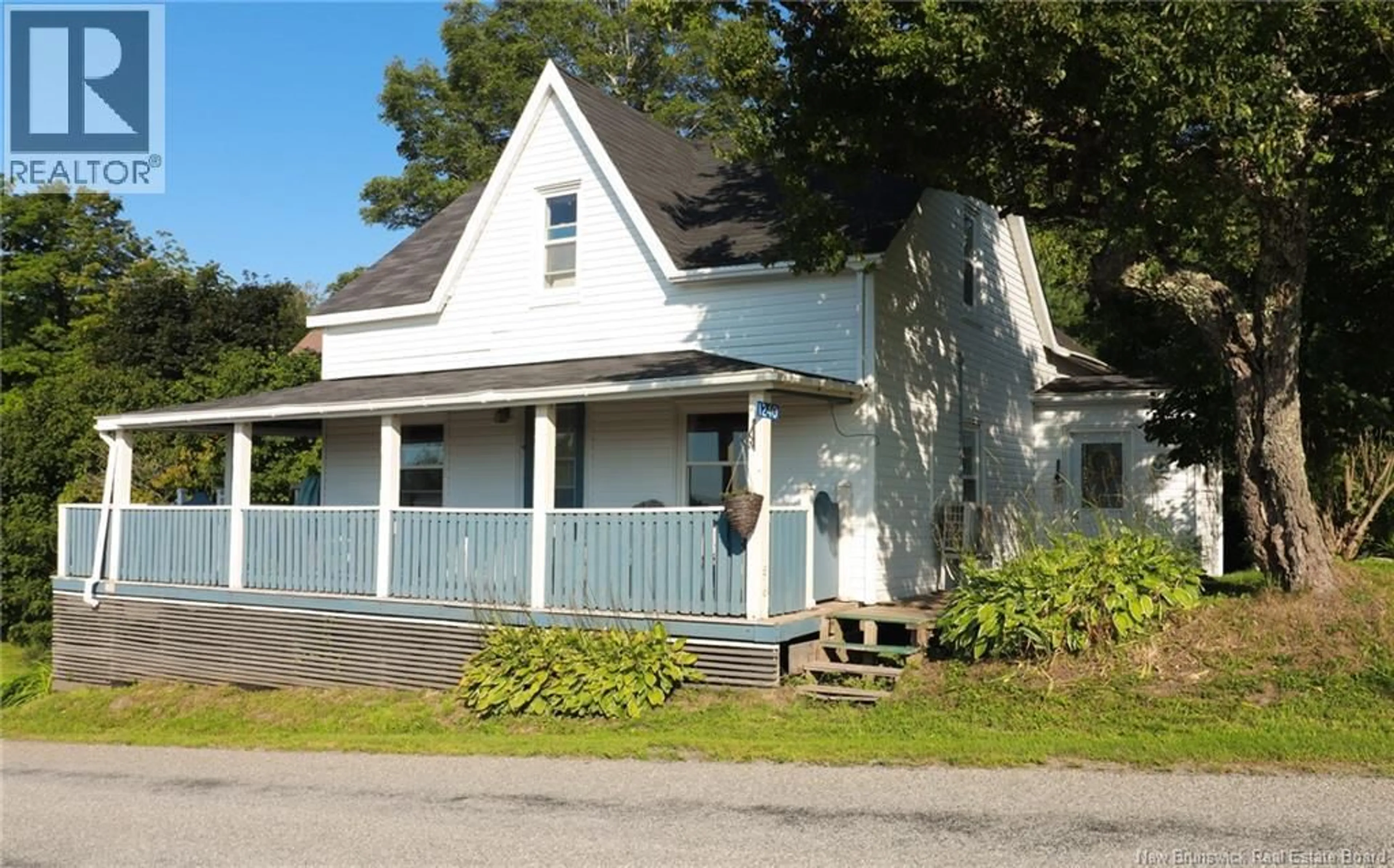 Home with vinyl exterior material, street for 1240 ROUTE 845, Clifton Royal New Brunswick E5S2B6