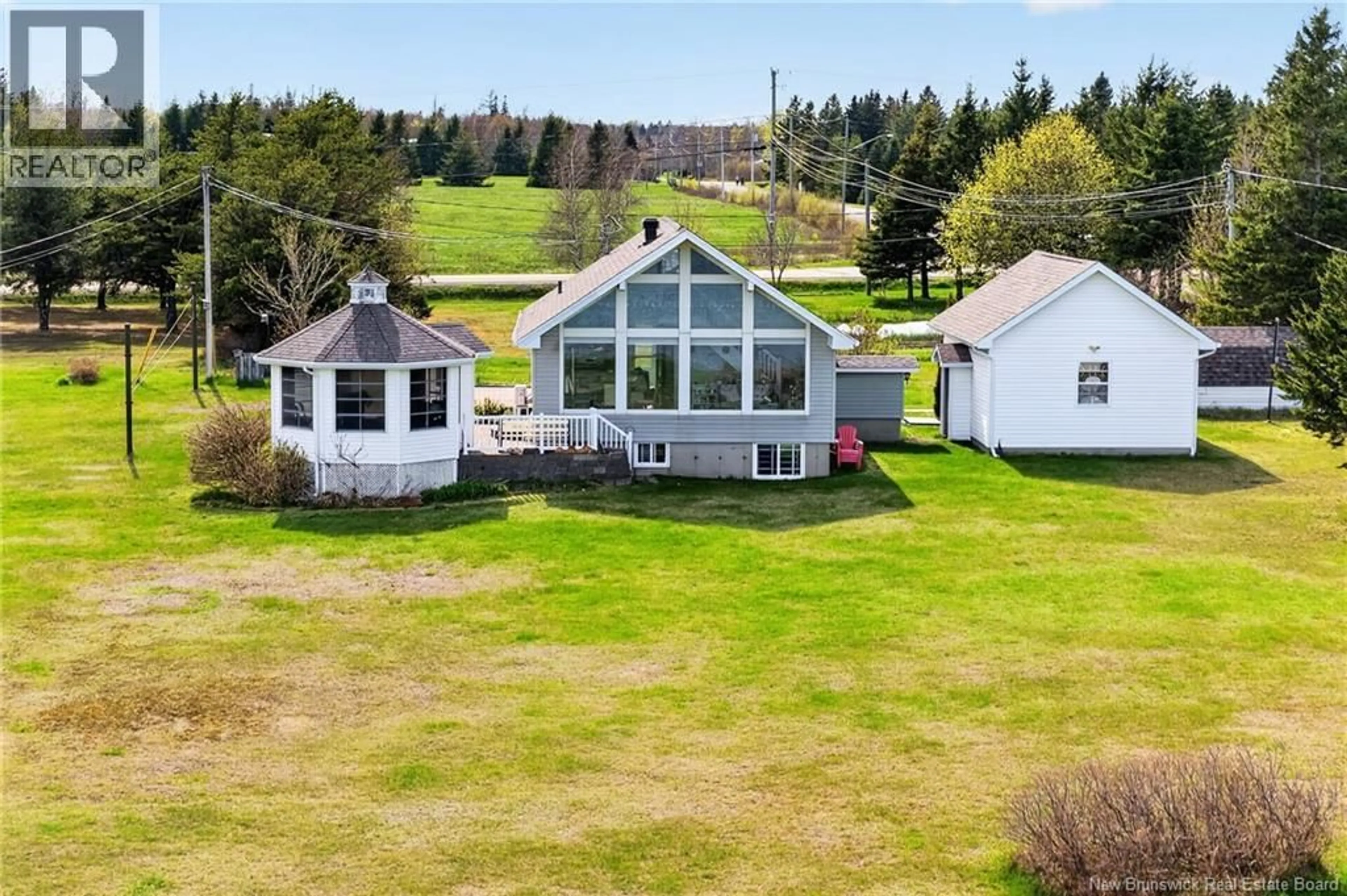 A pic from outside/outdoor area/front of a property/back of a property/a pic from drone, water/lake/river/ocean view for 2402 ROUTE 530, Grande-Digue New Brunswick E4R5M6