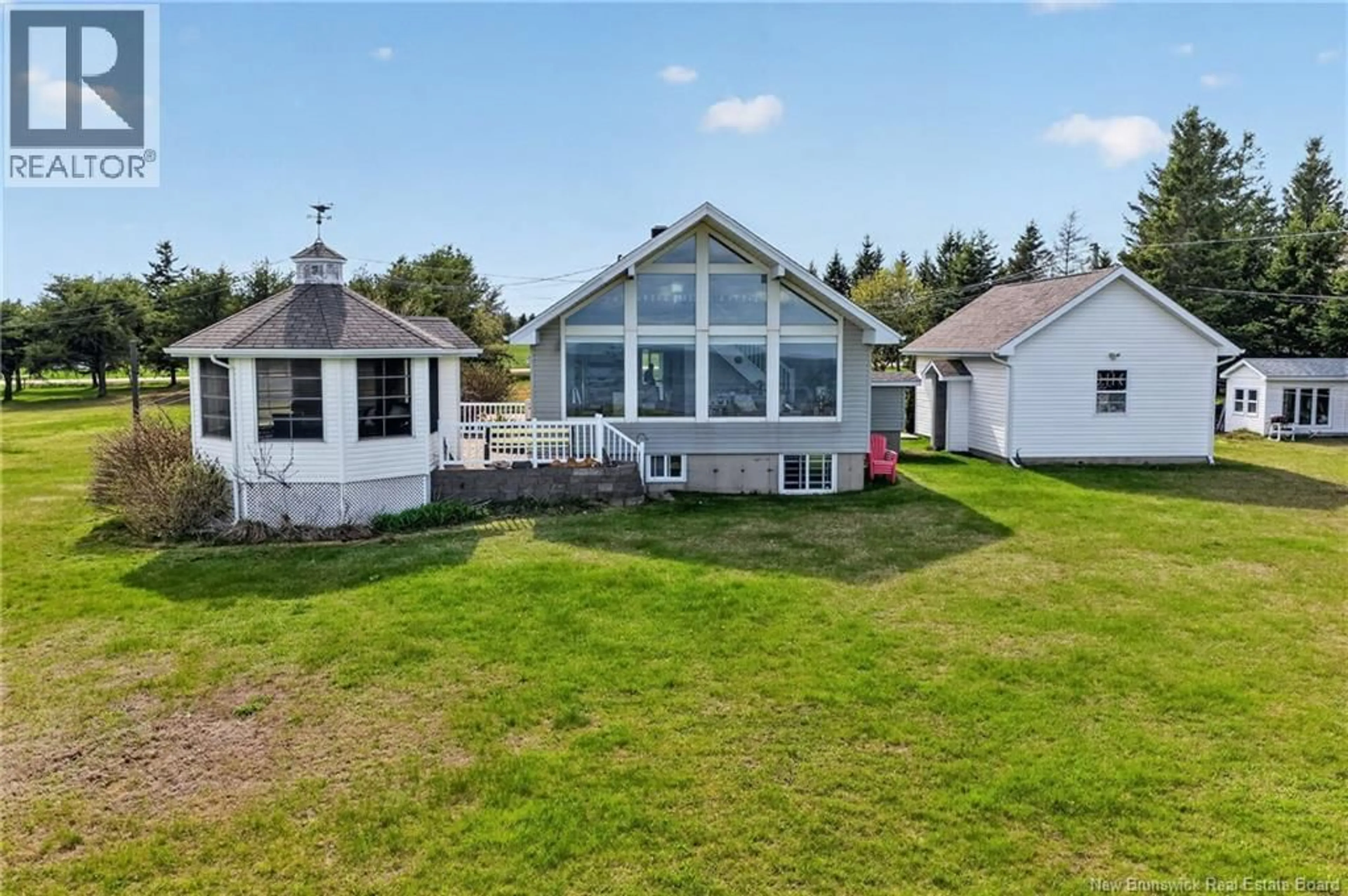 A pic from outside/outdoor area/front of a property/back of a property/a pic from drone, water/lake/river/ocean view for 2402 ROUTE 530, Grande-Digue New Brunswick E4R5M6
