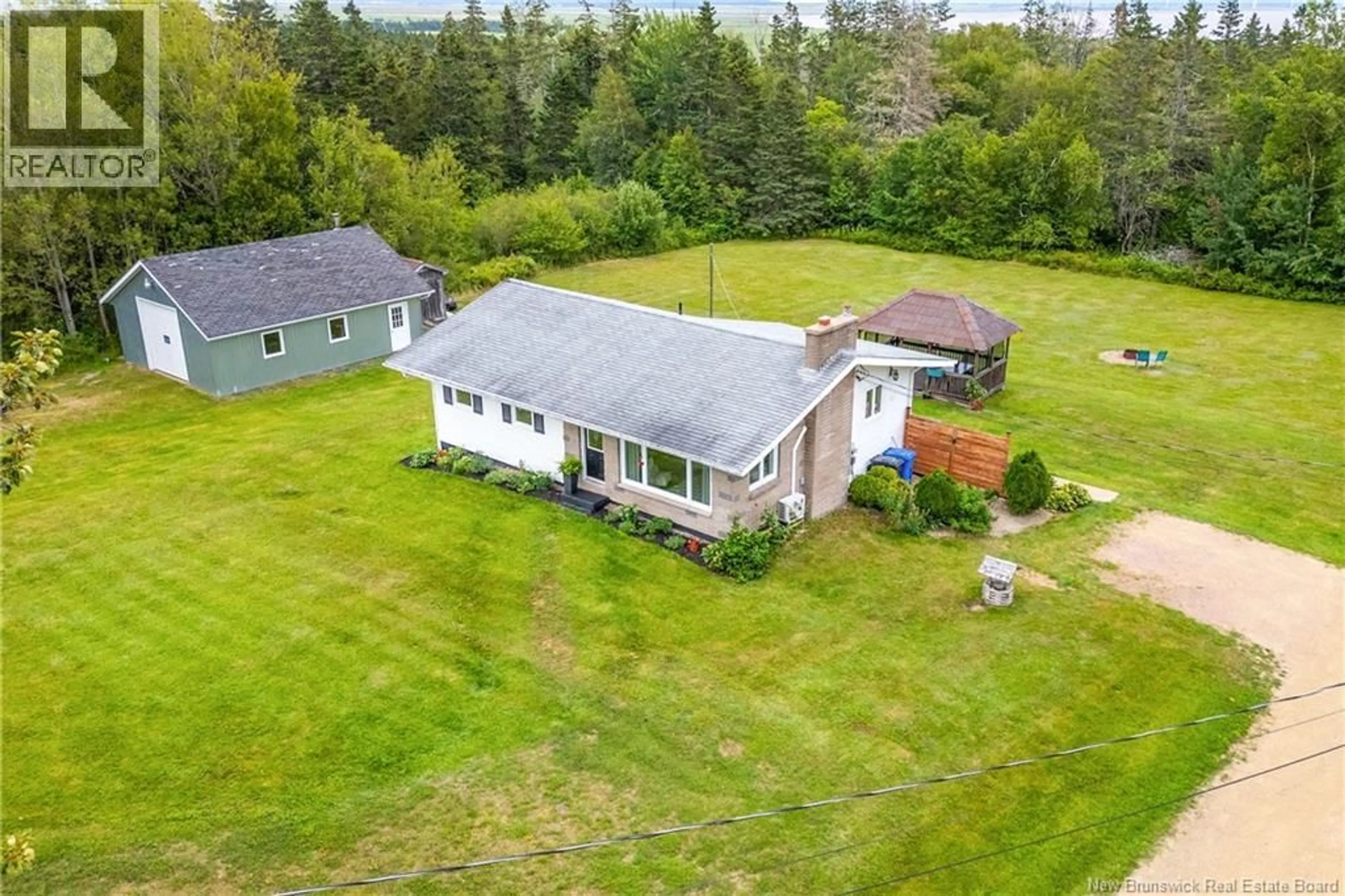 A pic from outside/outdoor area/front of a property/back of a property/a pic from drone, unknown for 264 ROUTE 935, Westcock New Brunswick E4L2H9