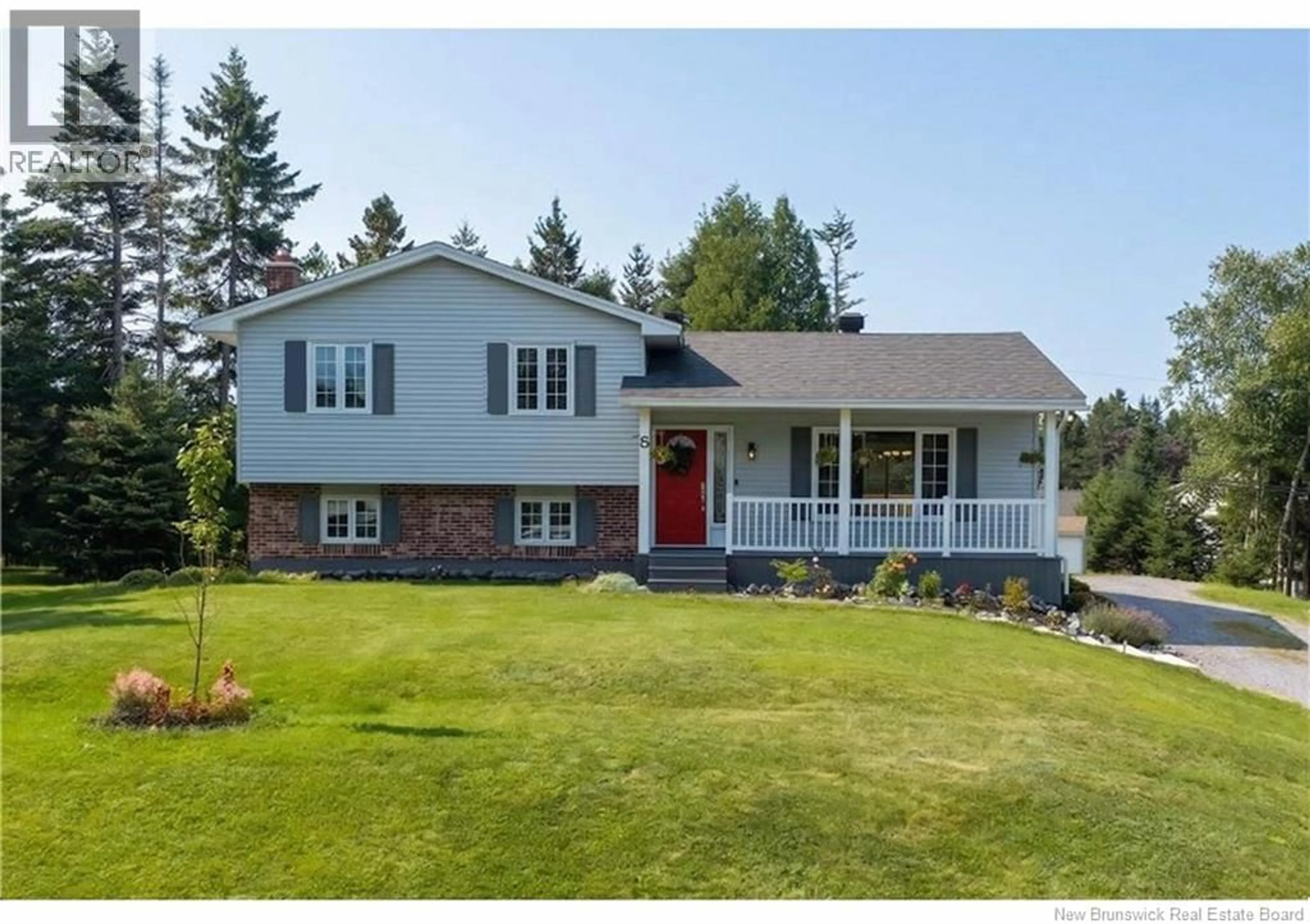 Home with vinyl exterior material, street for 6 ARIES COURT, Rothesay New Brunswick E2E4X5