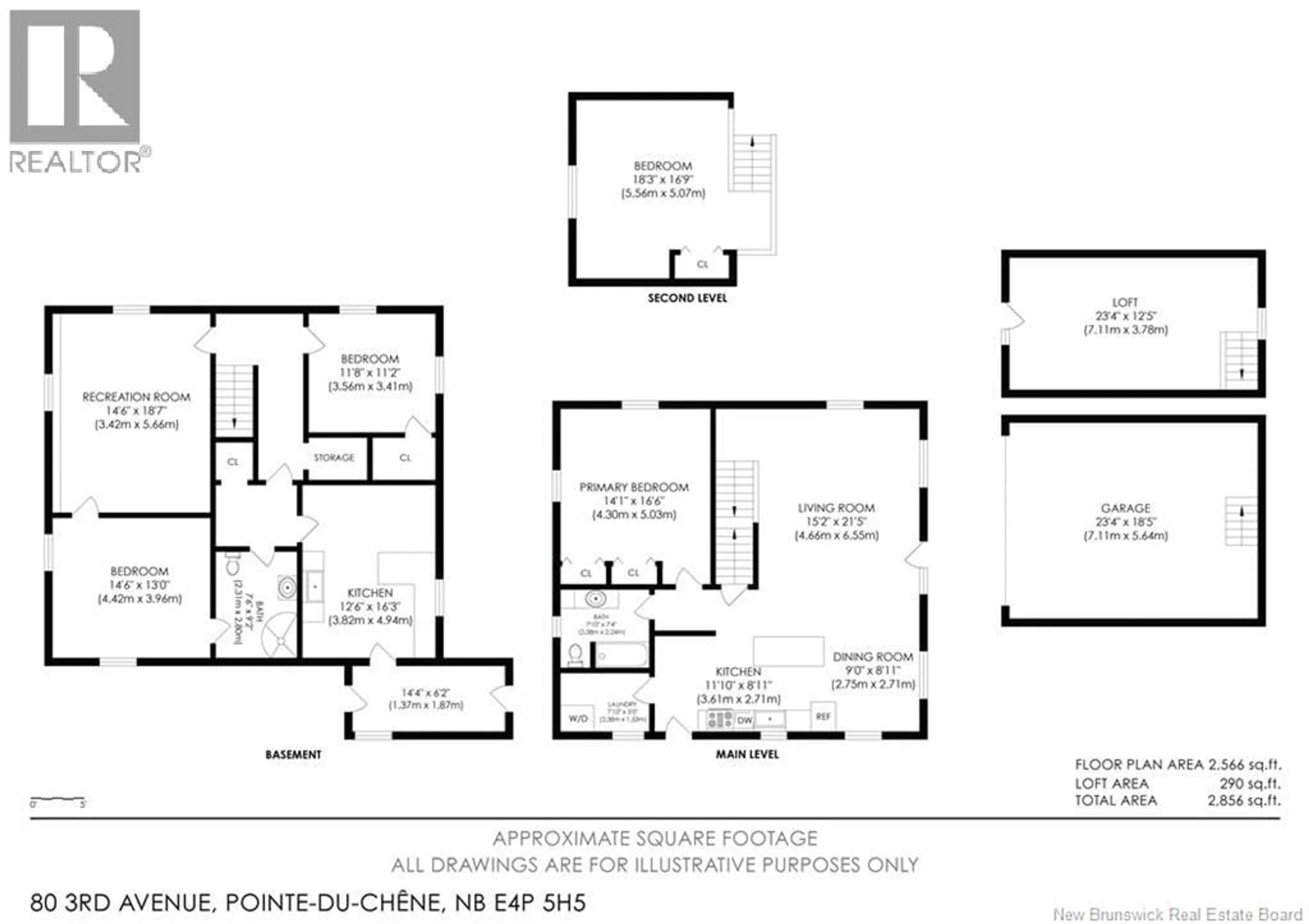 Floor plan for 80 THIRD AVENUE, Pointe-Du-Chêne New Brunswick E4P8H9
