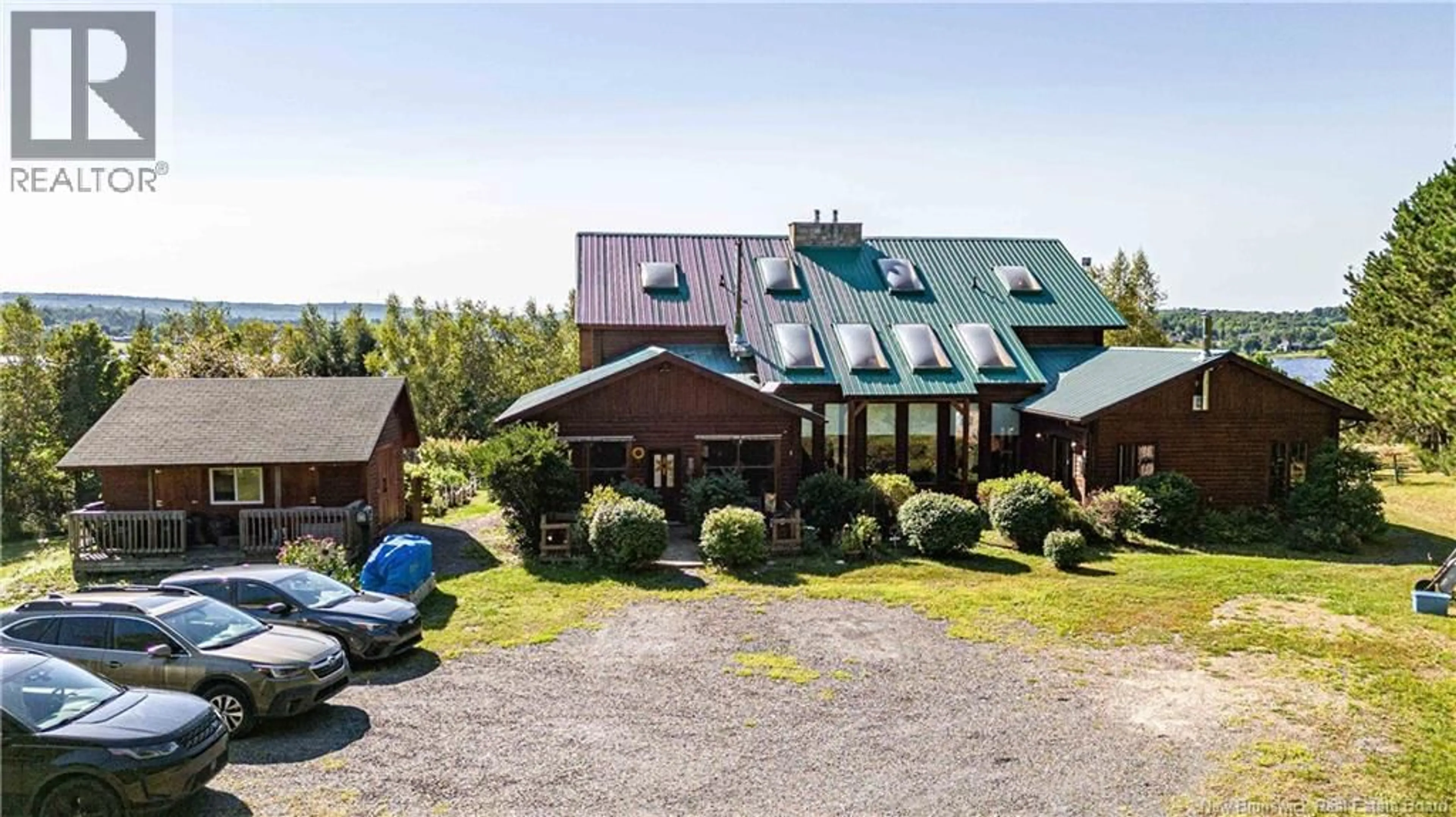 A pic from outside/outdoor area/front of a property/back of a property/a pic from drone, mountain view for 30 LEE LANE, Lower Queensbury New Brunswick E6L1C8