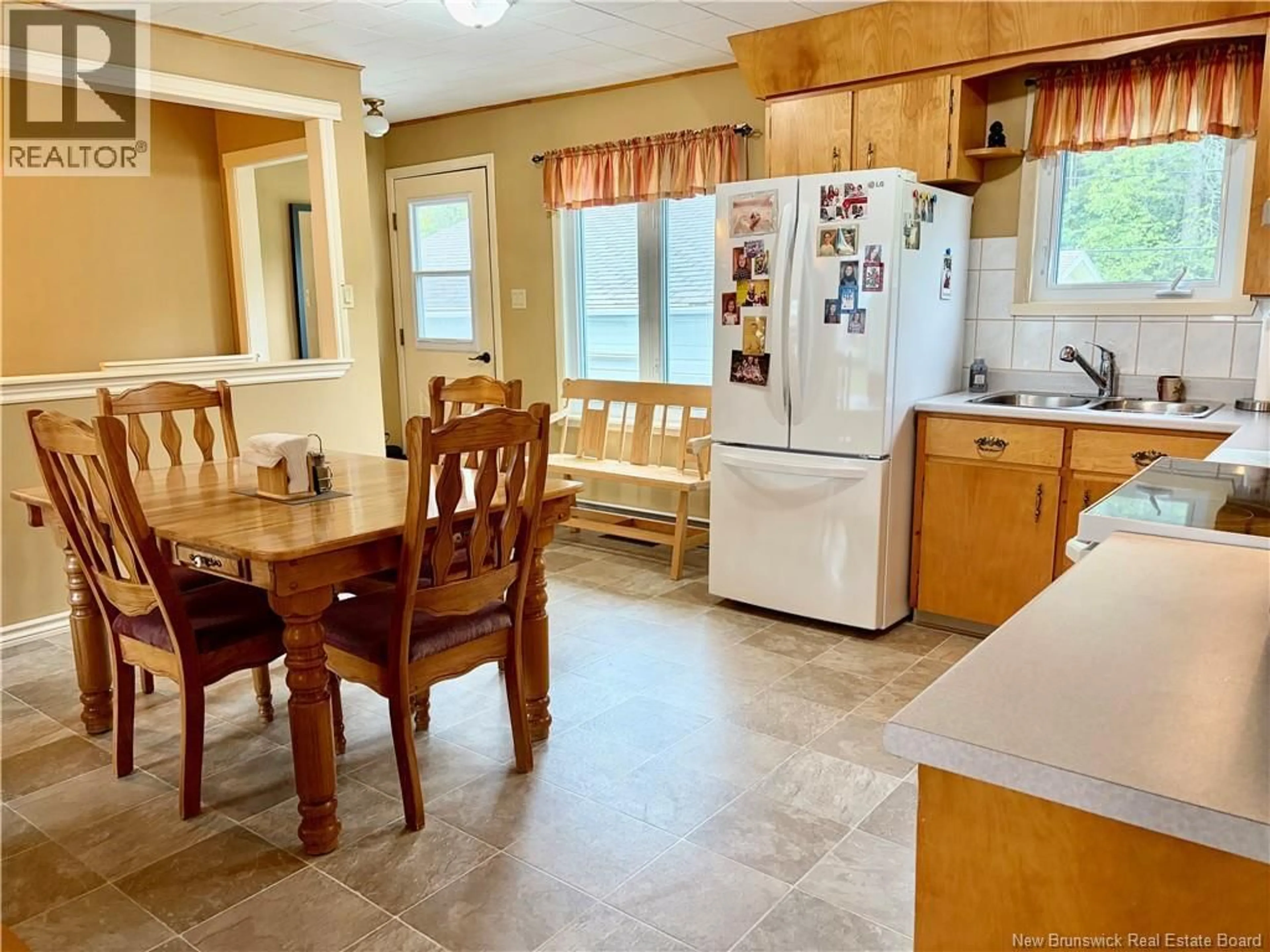 Open concept kitchen, ceramic/tile floor for 344 WELLINGTON, Dalhousie New Brunswick E8C2W6