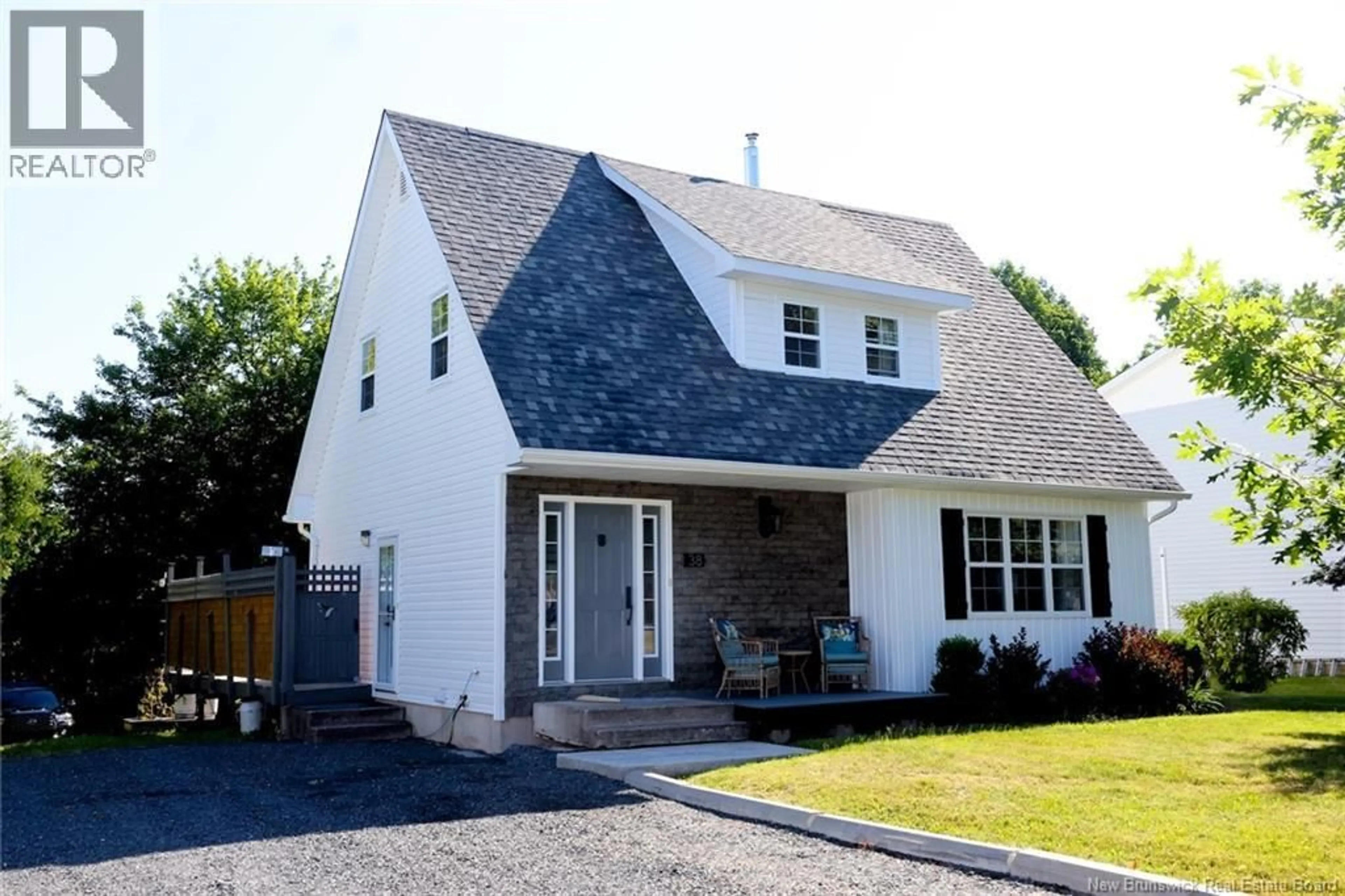Home with vinyl exterior material, street for 38 PINE RIDGE AVENUE, New Maryland New Brunswick E3C1C6