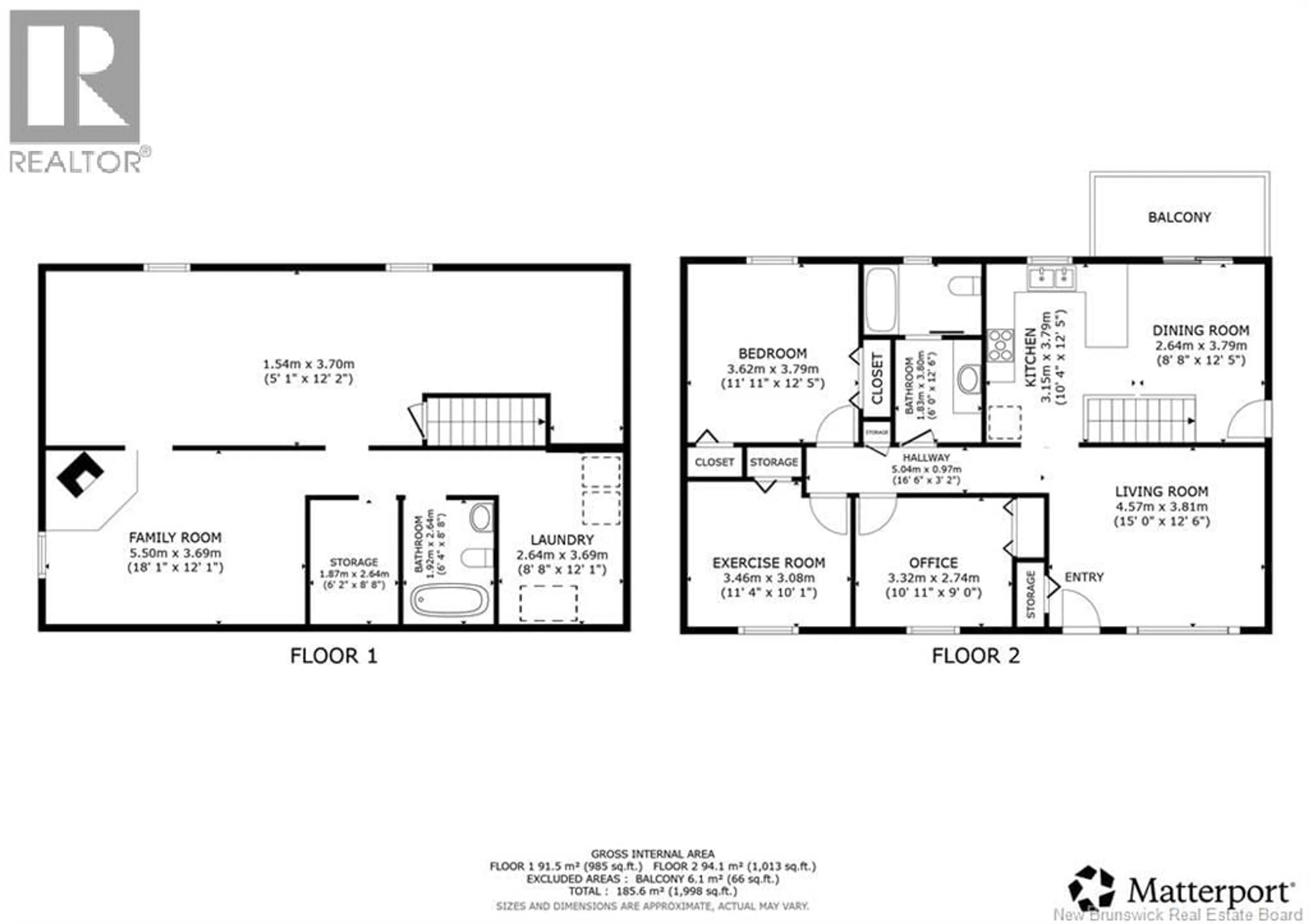 Floor plan for 108 LEISURE AVENUE, Fredericton New Brunswick E3B9K9