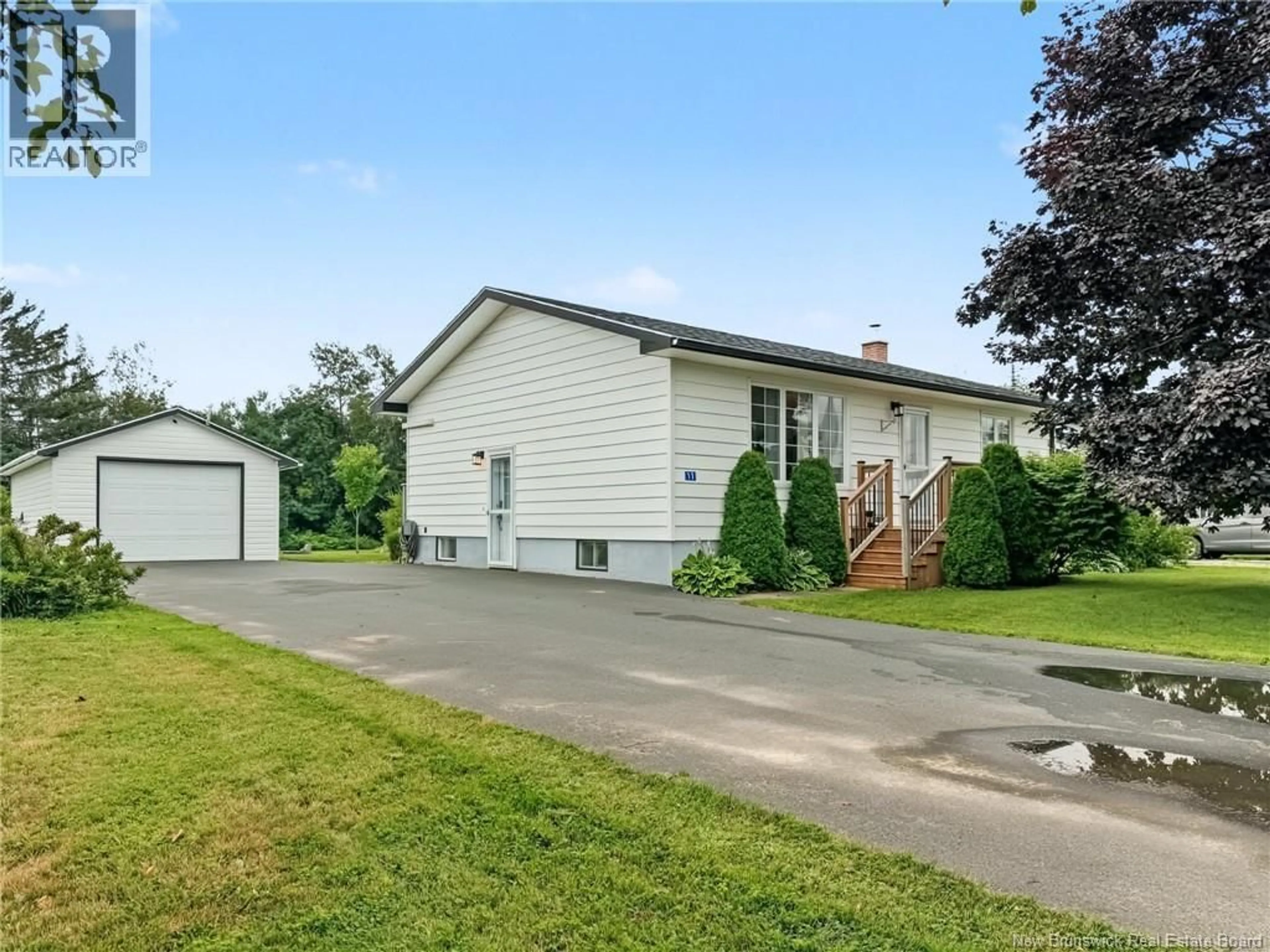 A pic from outside/outdoor area/front of a property/back of a property/a pic from drone, street for 11 CHARLES, Rogersville New Brunswick E4Y2E3