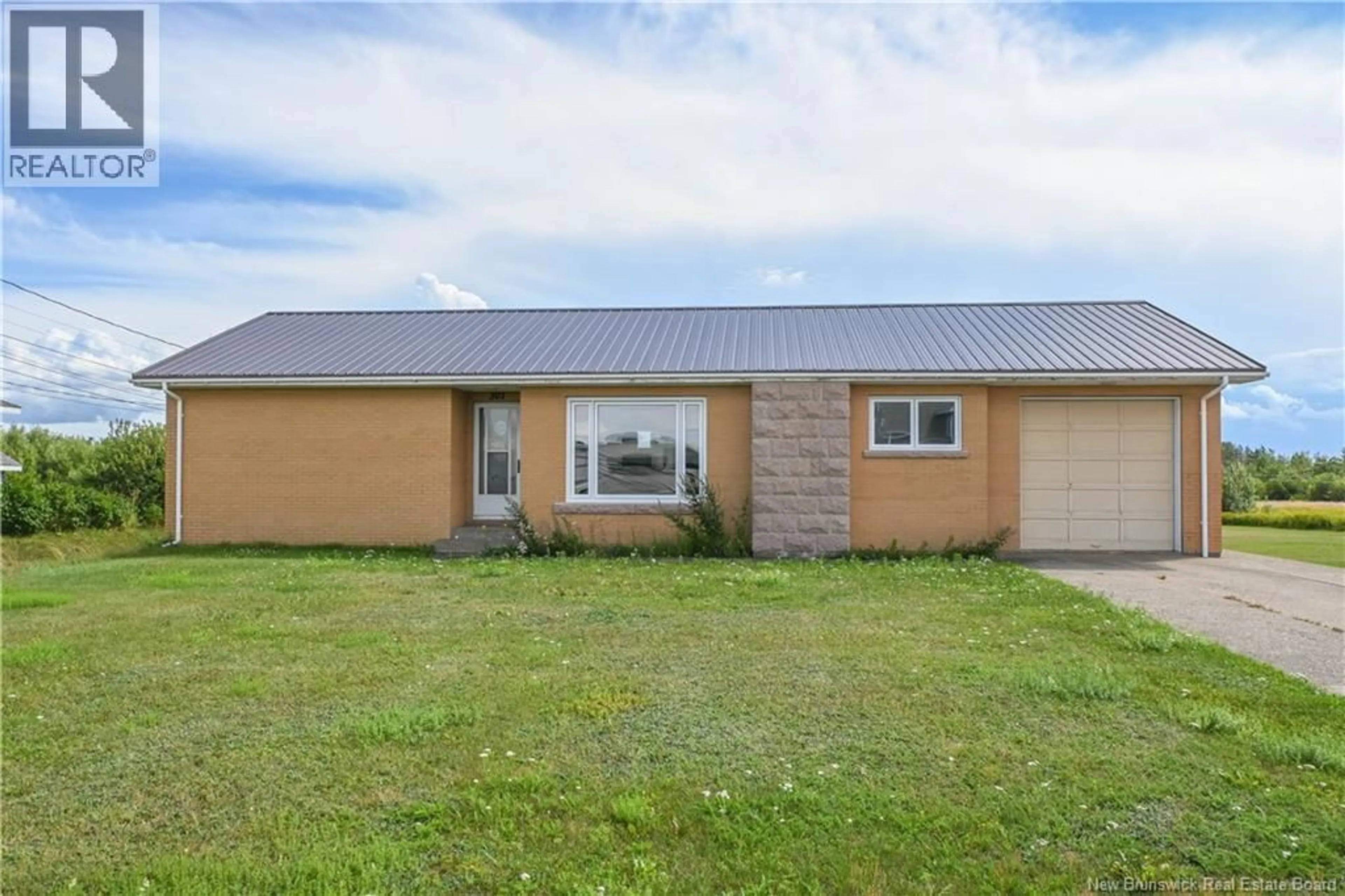 Home with vinyl exterior material, street for 301 ACADIE STREET, Grande-Anse New Brunswick E8N1J7