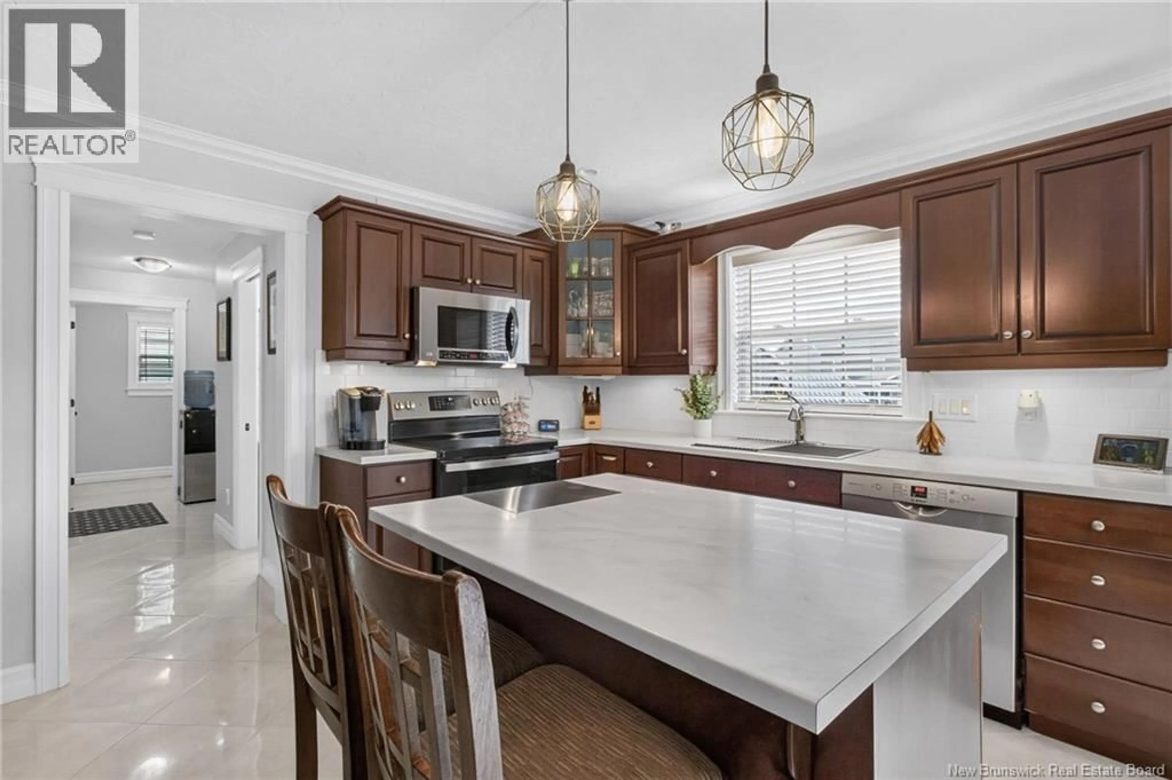 Open concept kitchen, ceramic/tile floor for 63 SHIAJAN CRESCENT, Moncton New Brunswick E1G0L5