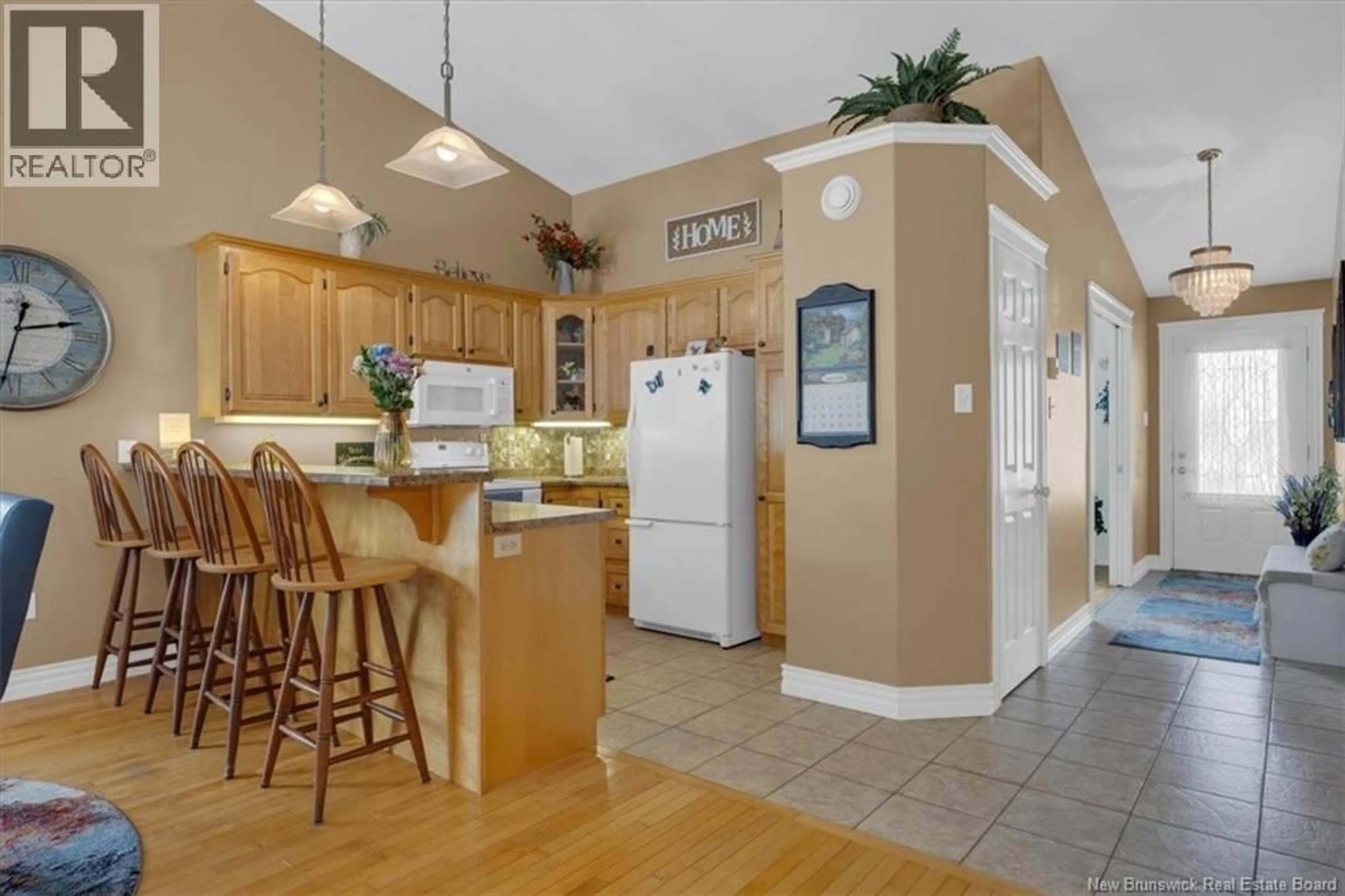 Open concept kitchen, ceramic/tile floor for 14 ALEXANDER COURT, Hampton New Brunswick E5N2C8