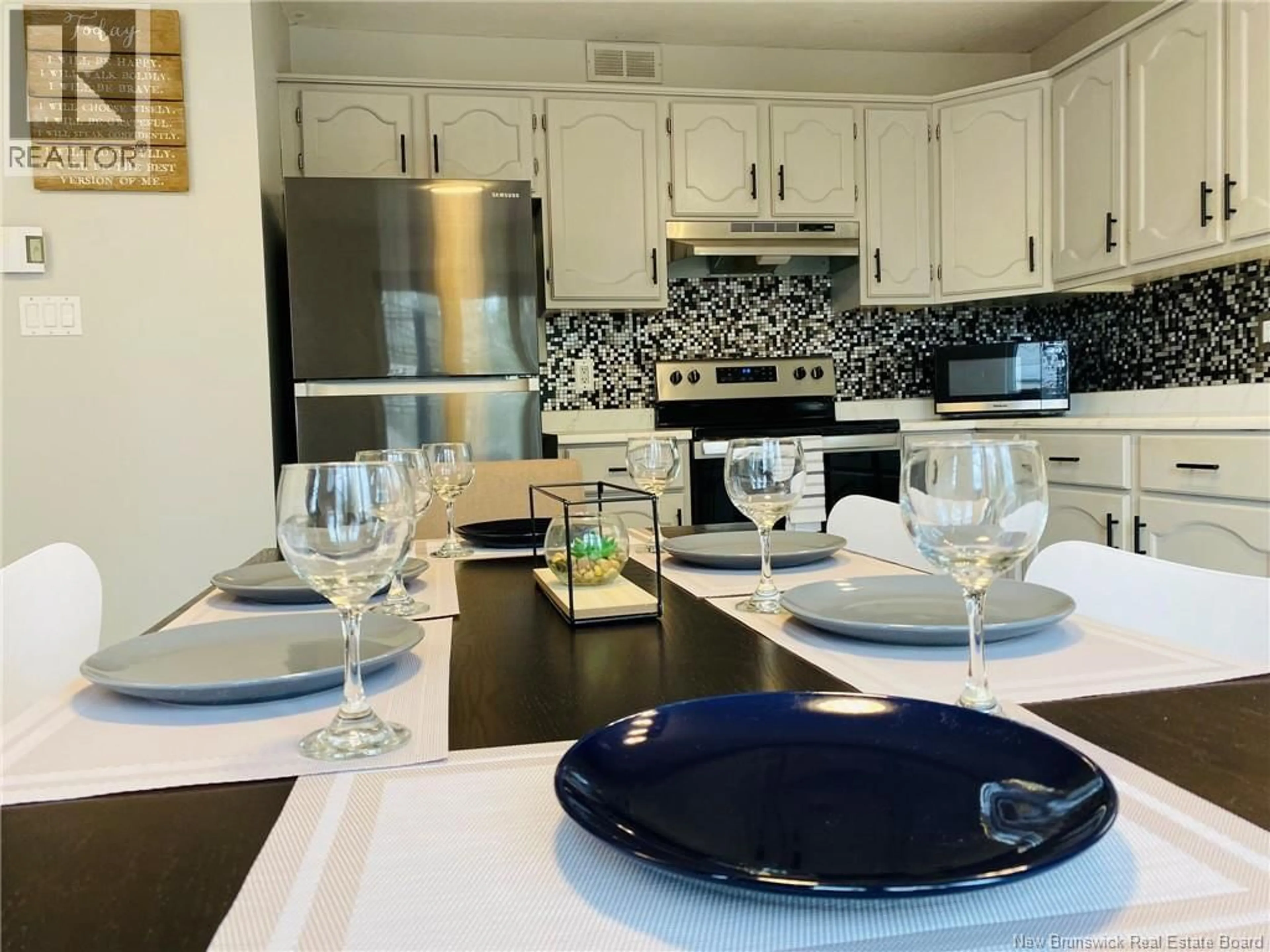 Open concept kitchen, ceramic/tile floor for 35 MONAGHAN DRIVE, Moncton New Brunswick E1A6H8