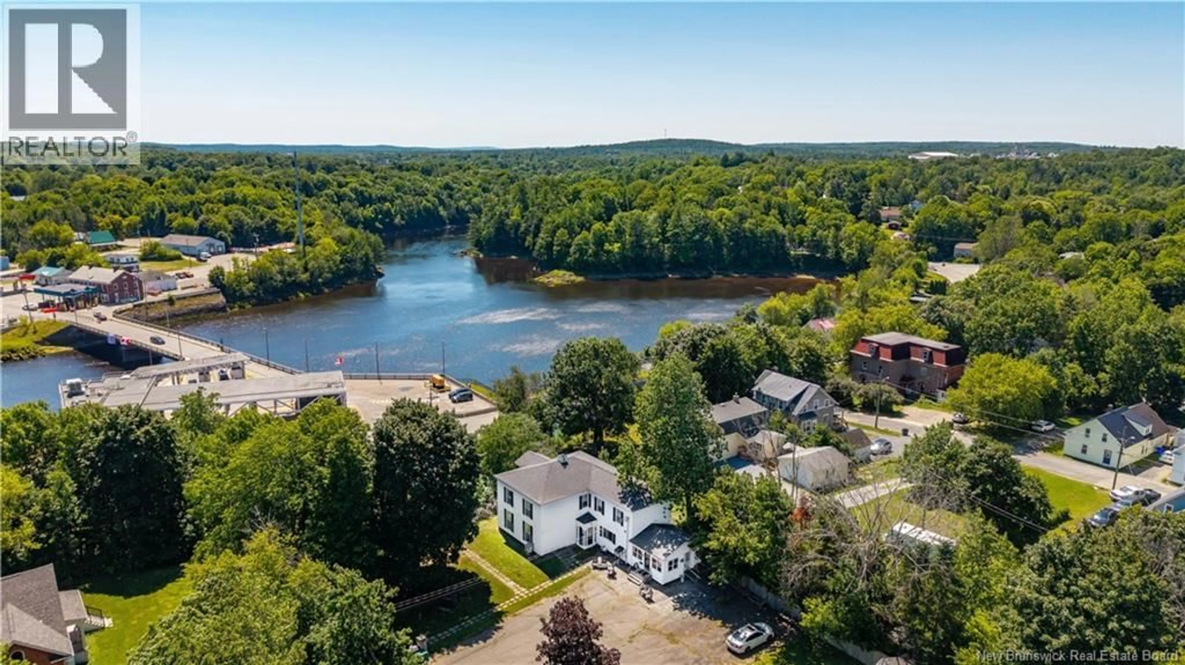 A pic from outside/outdoor area/front of a property/back of a property/a pic from drone, water/lake/river/ocean view for 20 ST CROIX STREET, St. Stephen New Brunswick E3L2A4