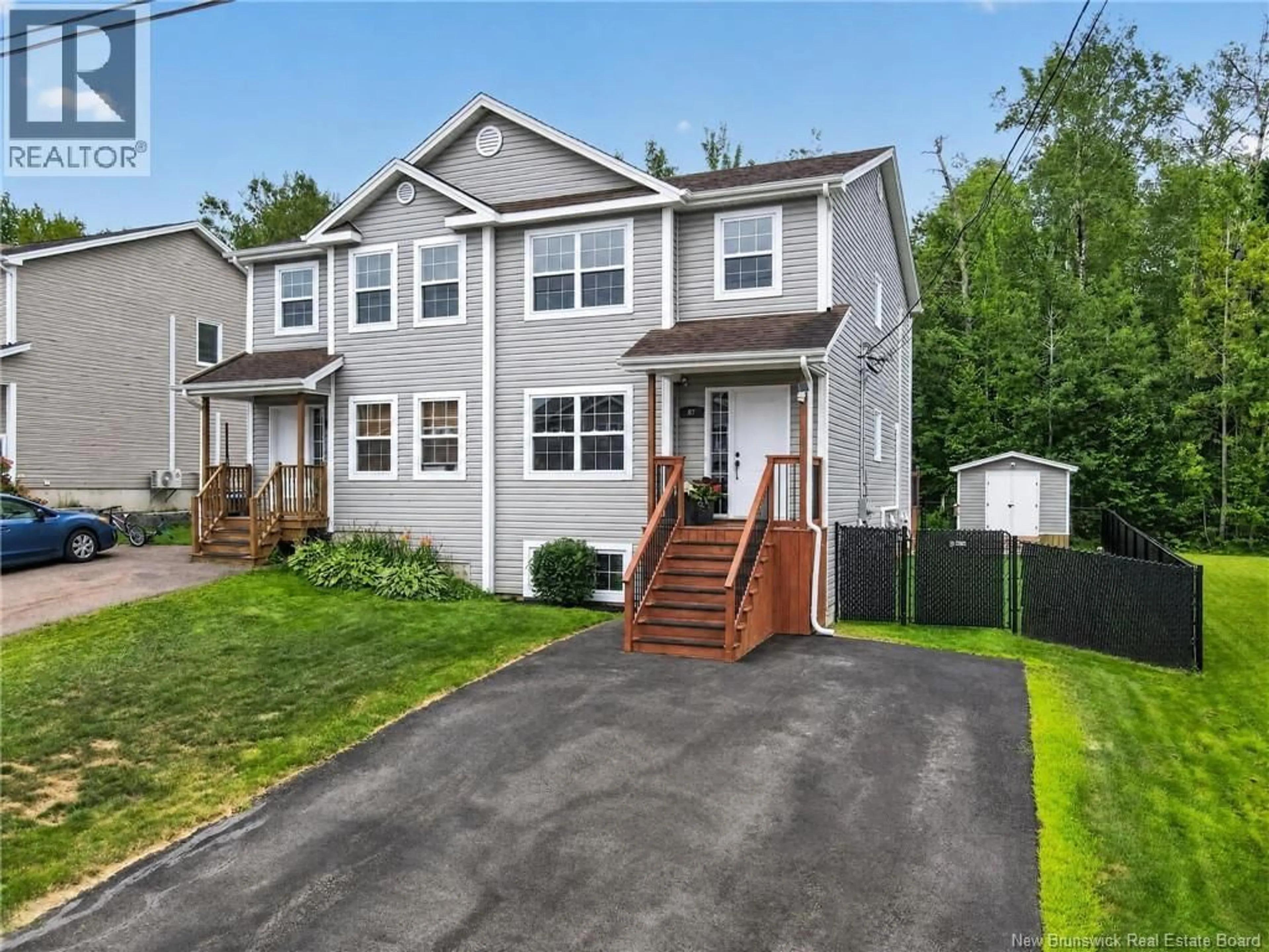 Home with vinyl exterior material, street for 87 DES ERABLES, Dieppe New Brunswick E1A9B1
