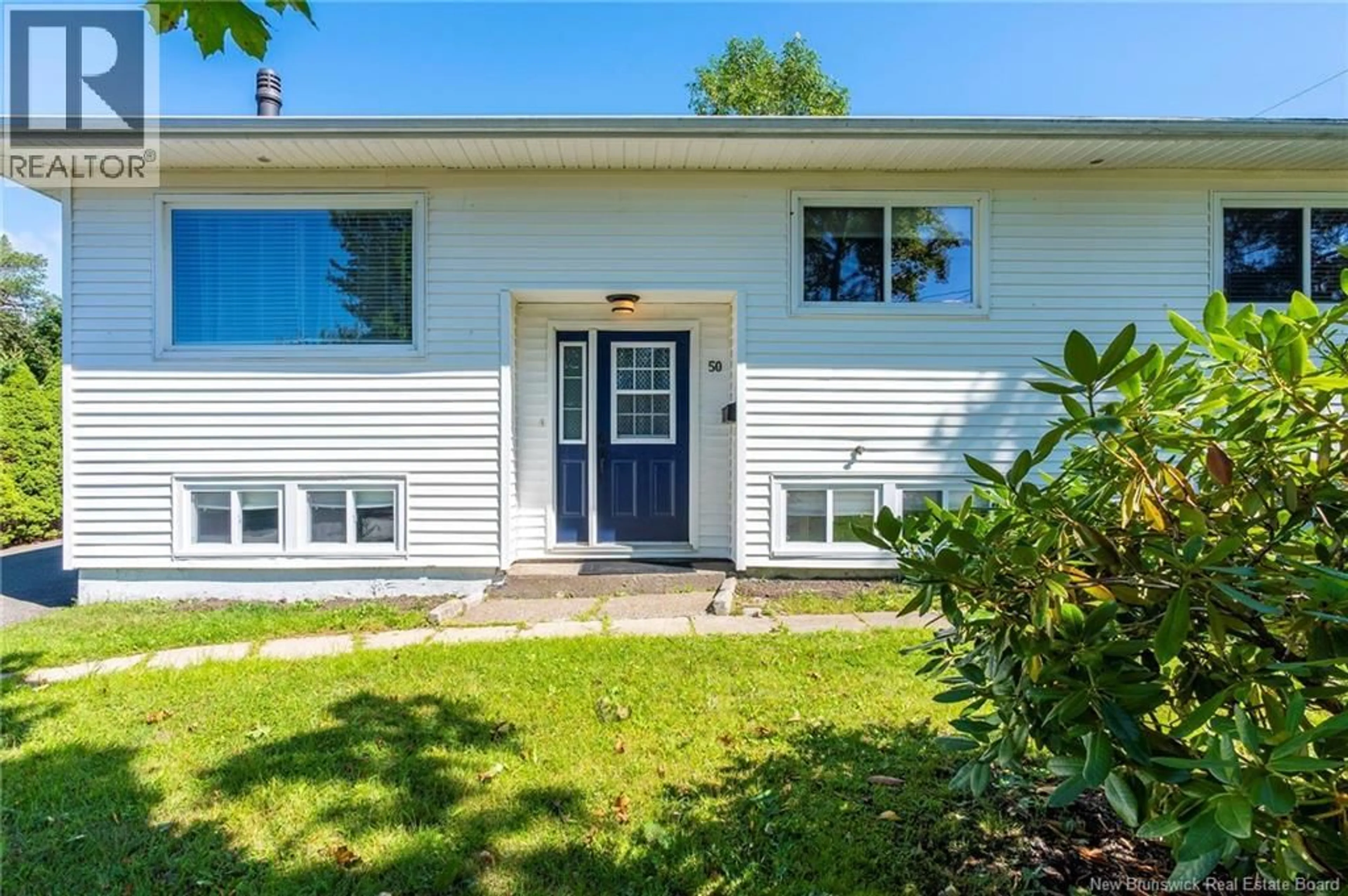 Home with vinyl exterior material, street for 50 GLENGARRY DRIVE, Saint John New Brunswick E2J2Y5
