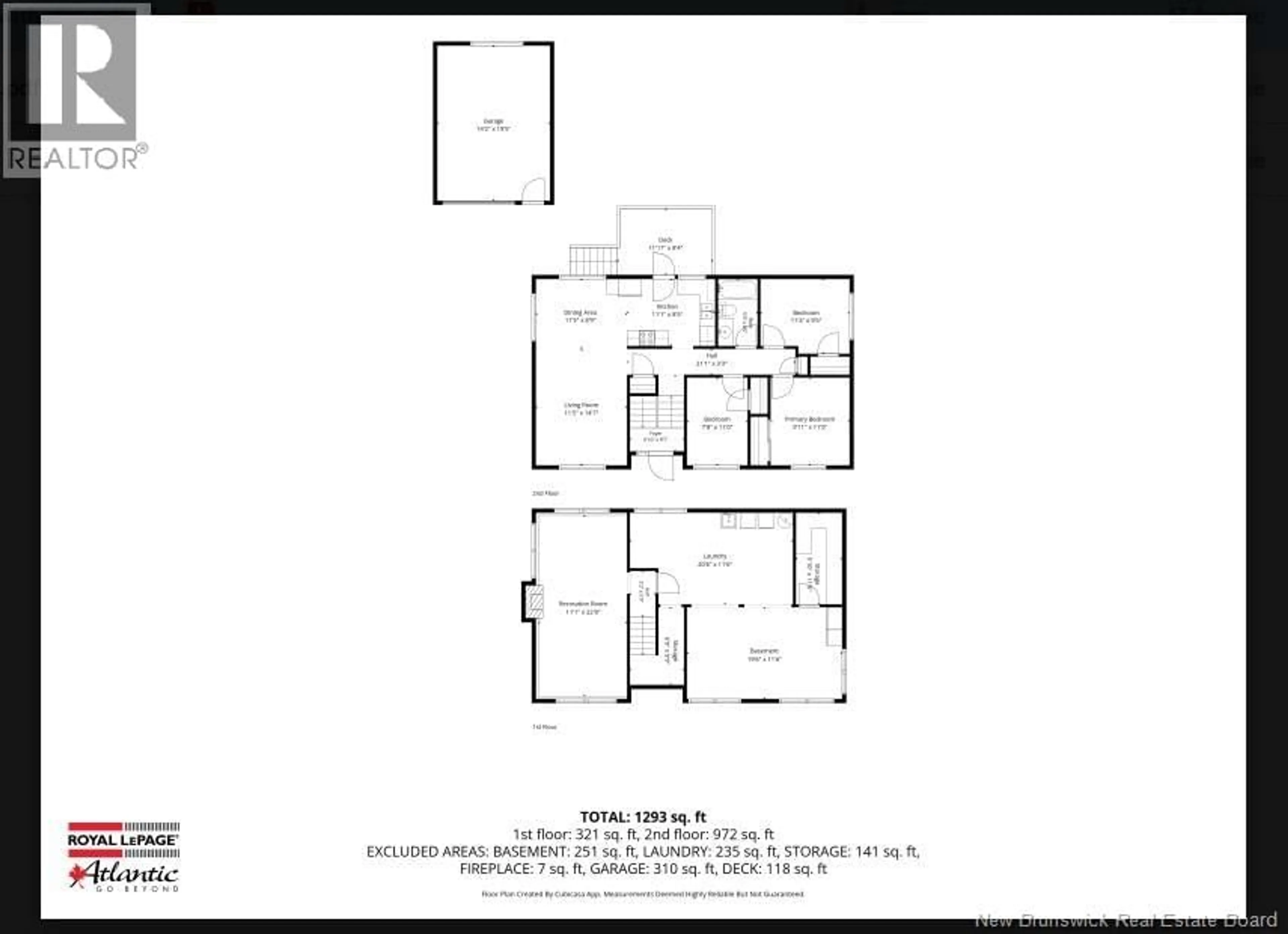 Floor plan for 50 GLENGARRY DRIVE, Saint John New Brunswick E2J2Y5