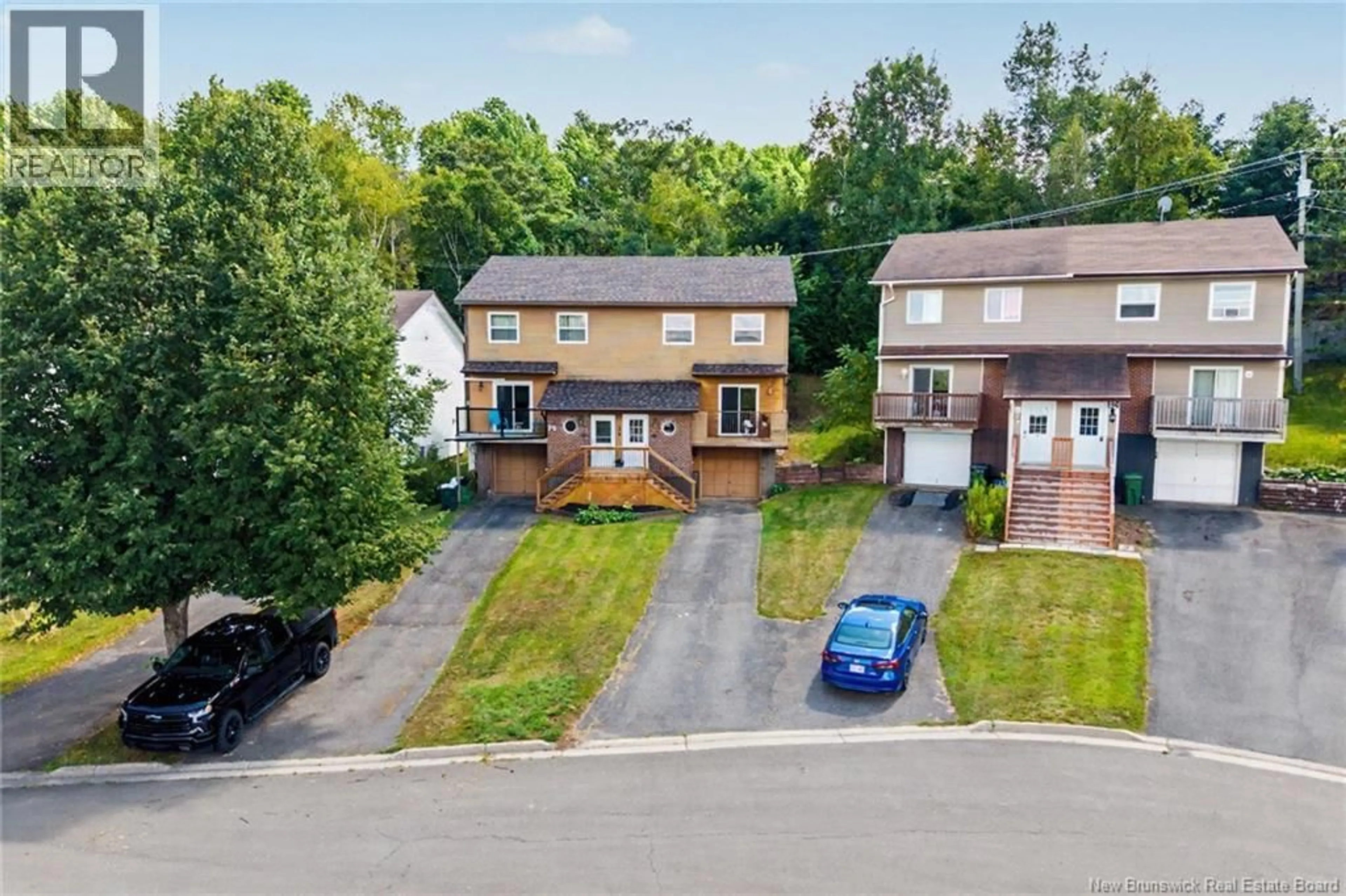 A pic from outside/outdoor area/front of a property/back of a property/a pic from drone, street for 76 ANGELVIEW COURT, Fredericton New Brunswick E3B7A8