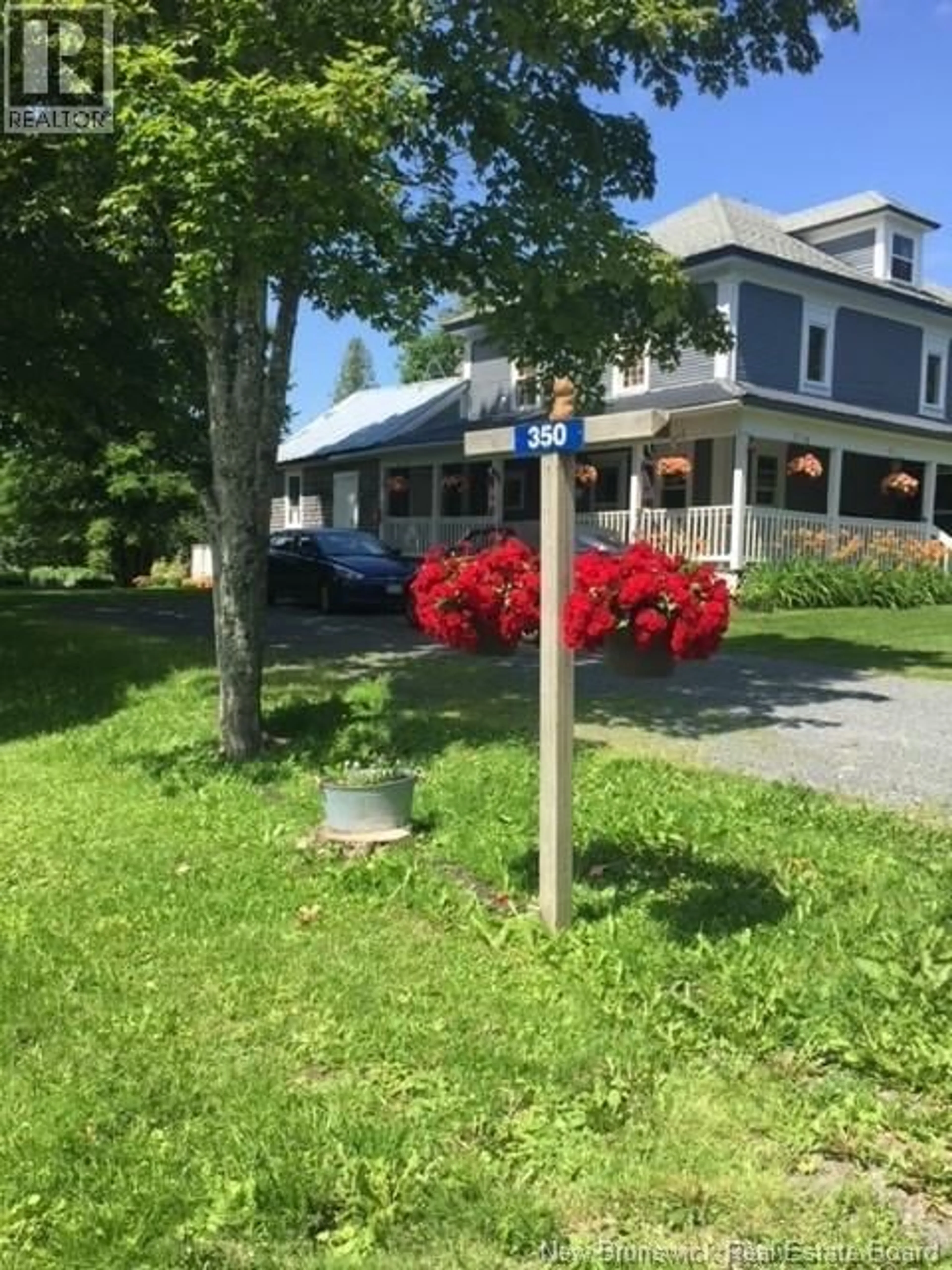 A pic from outside/outdoor area/front of a property/back of a property/a pic from drone, street for 350 DEBEC ROAD, Debec New Brunswick E7N3B4