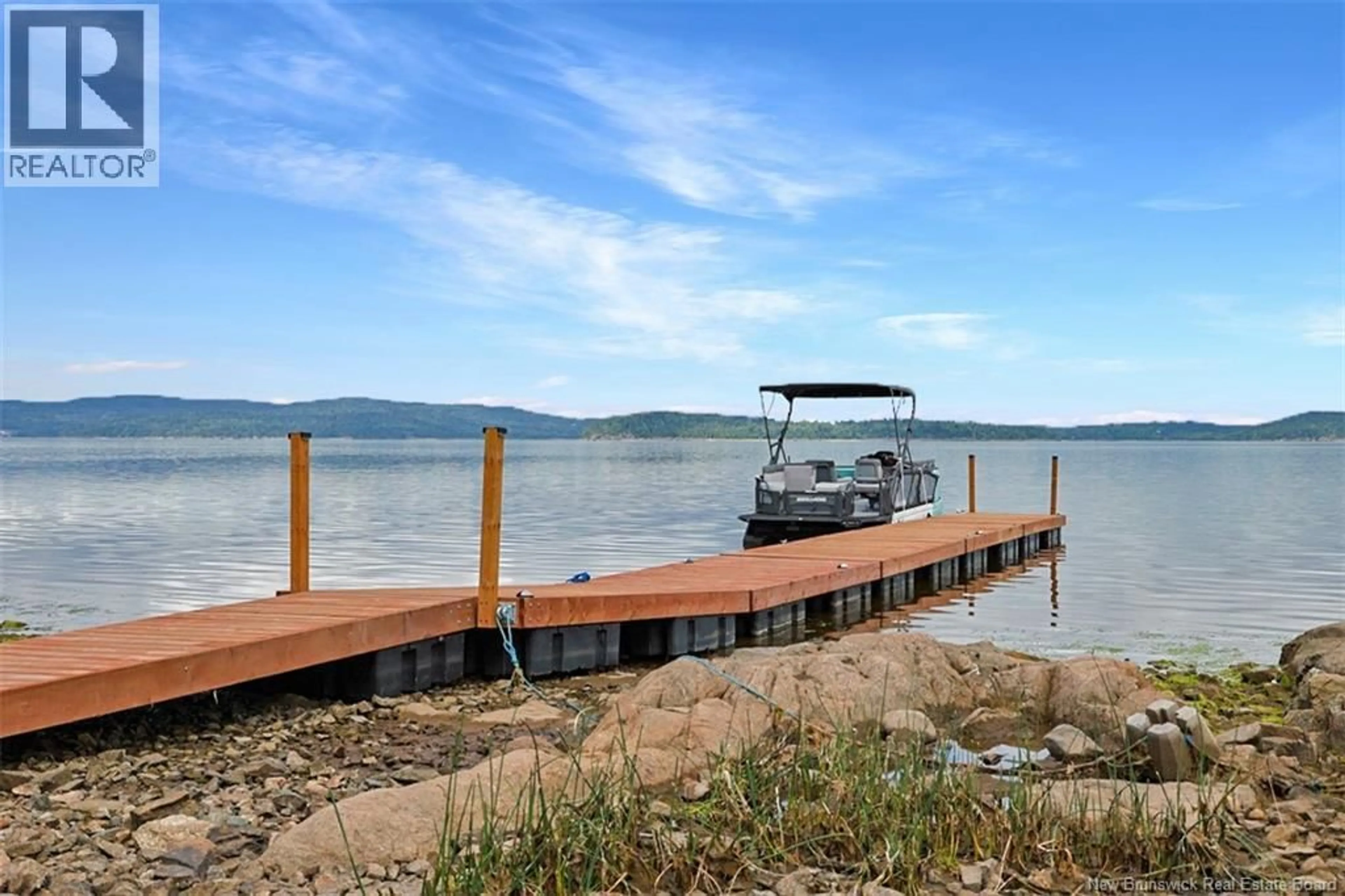 Patio, water/lake/river/ocean view for 47 BIRCHMOUNT DRIVE, Saint John New Brunswick E2M6L6