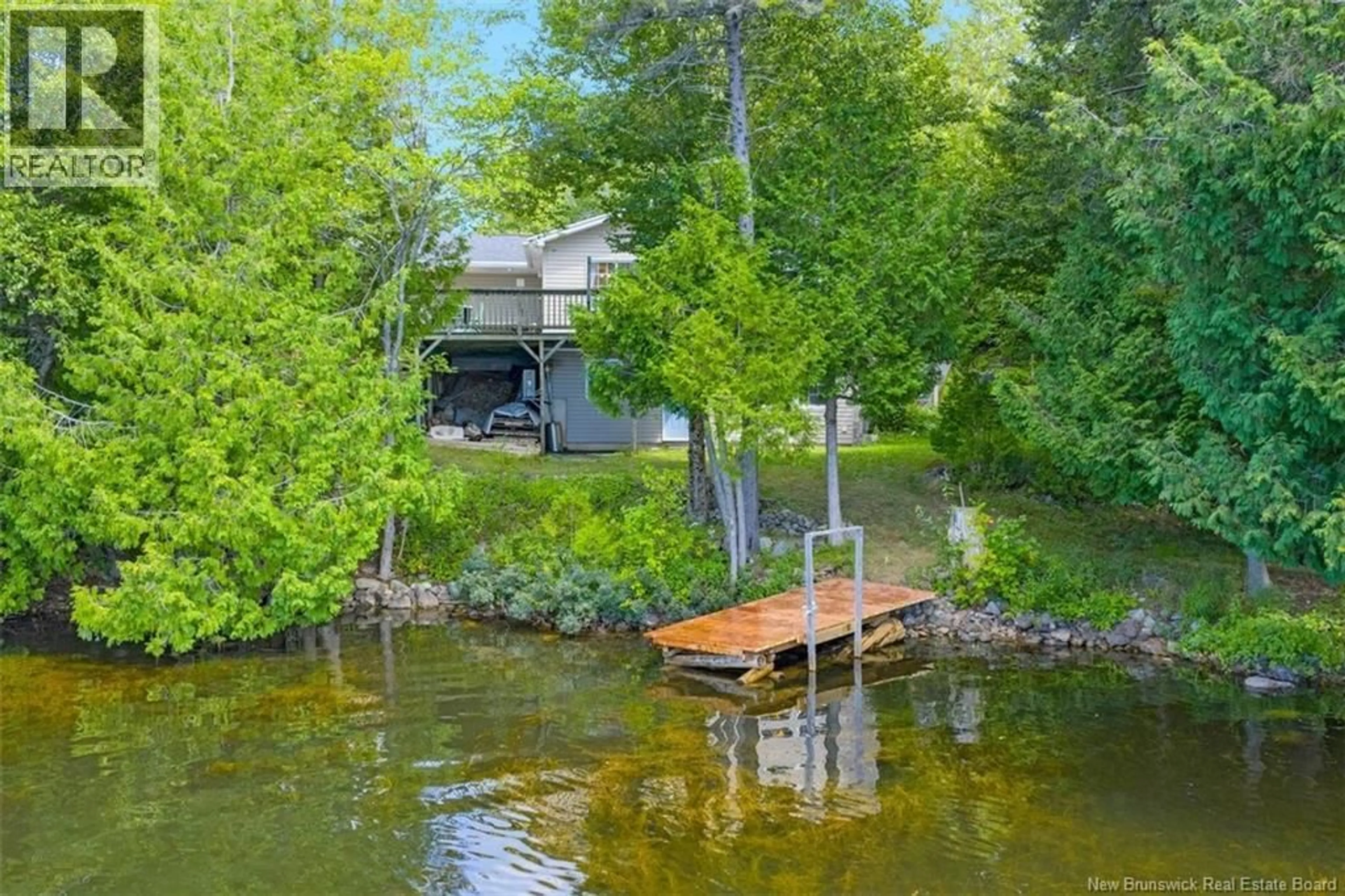 A pic from outside/outdoor area/front of a property/back of a property/a pic from drone, water/lake/river/ocean view for 3 WATERCREST ROAD, Rothesay New Brunswick E2S1B7