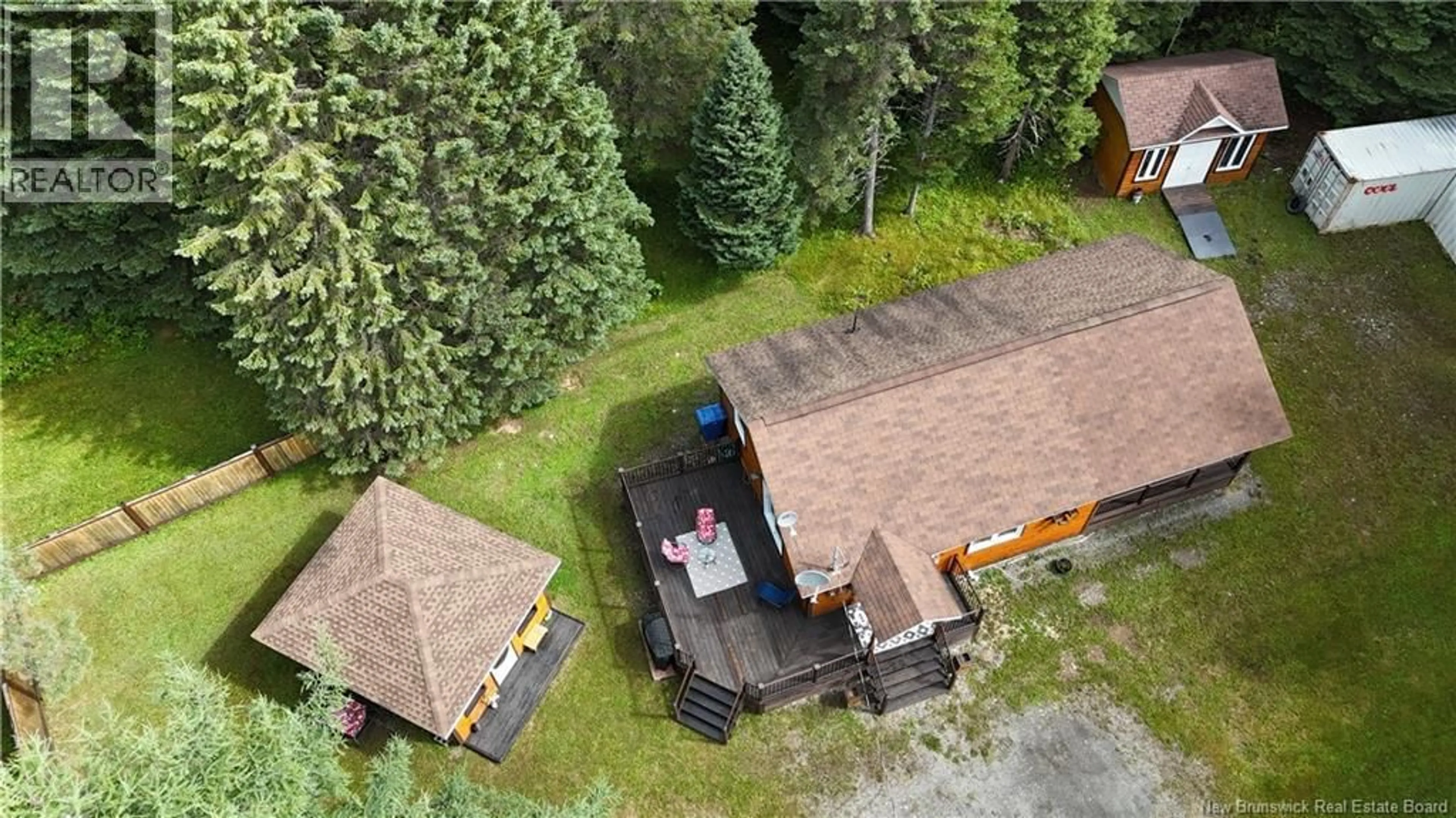 A pic from outside/outdoor area/front of a property/back of a property/a pic from drone, unknown for 482 VALCOURT ROAD, Saint-Quentin New Brunswick E8A2M2