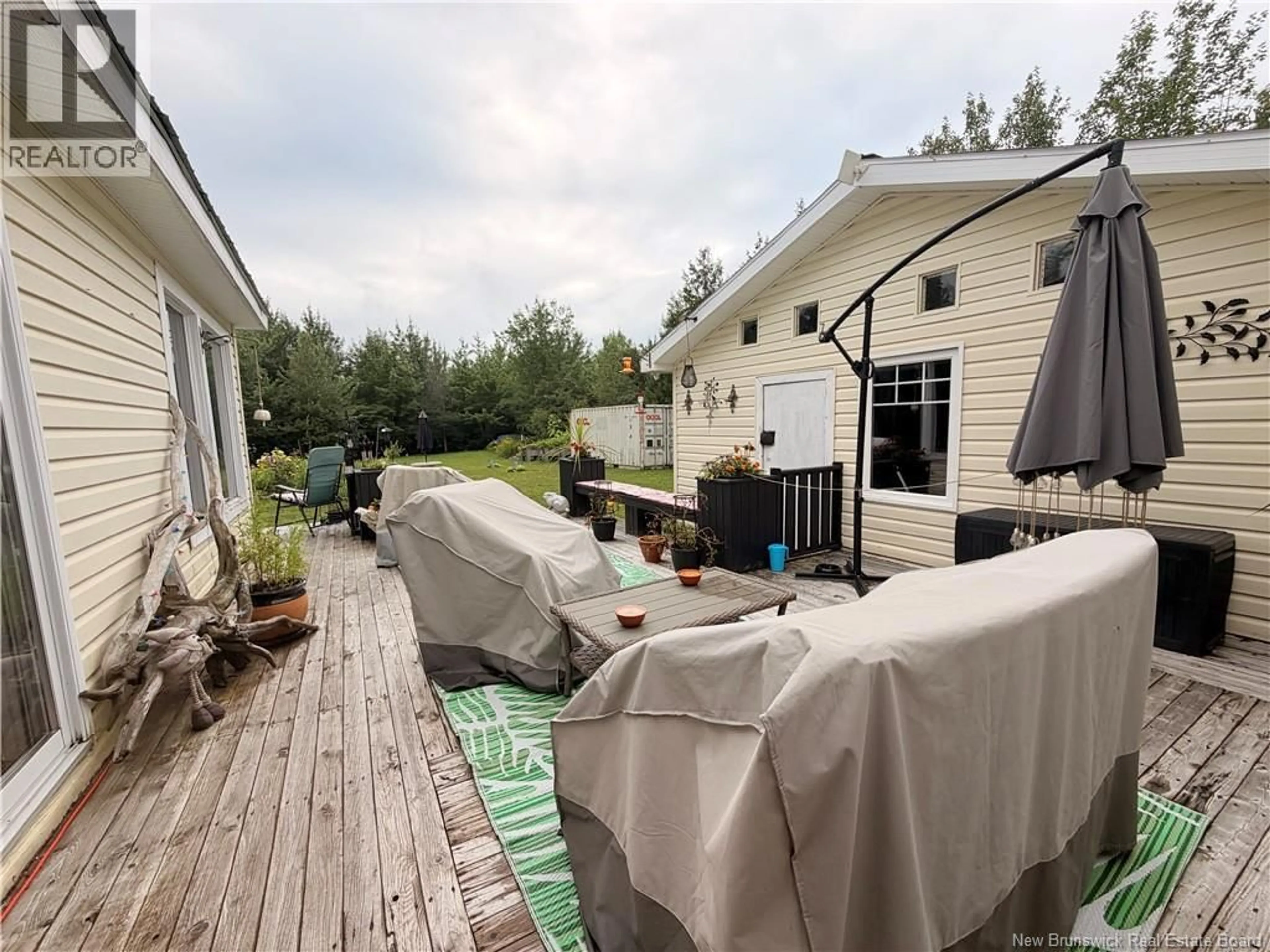 Patio, water/lake/river/ocean view for 68 ROBERTSON BROOK ROAD, Brantville New Brunswick E9H1M2