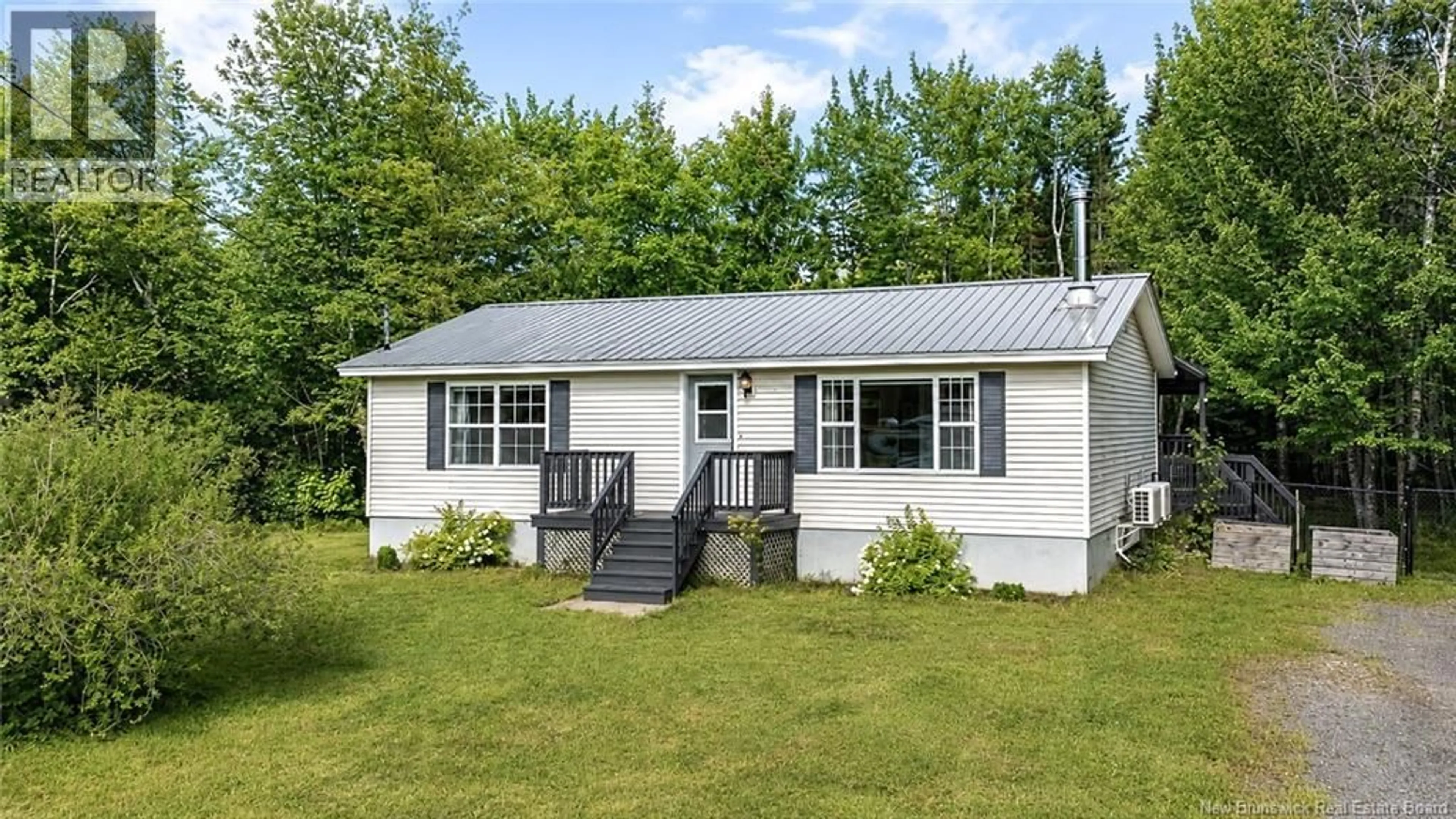 Home with vinyl exterior material, street for 1020 CHARTERS SETTLEMENT ROAD, Charters Settlement New Brunswick E3C1X7