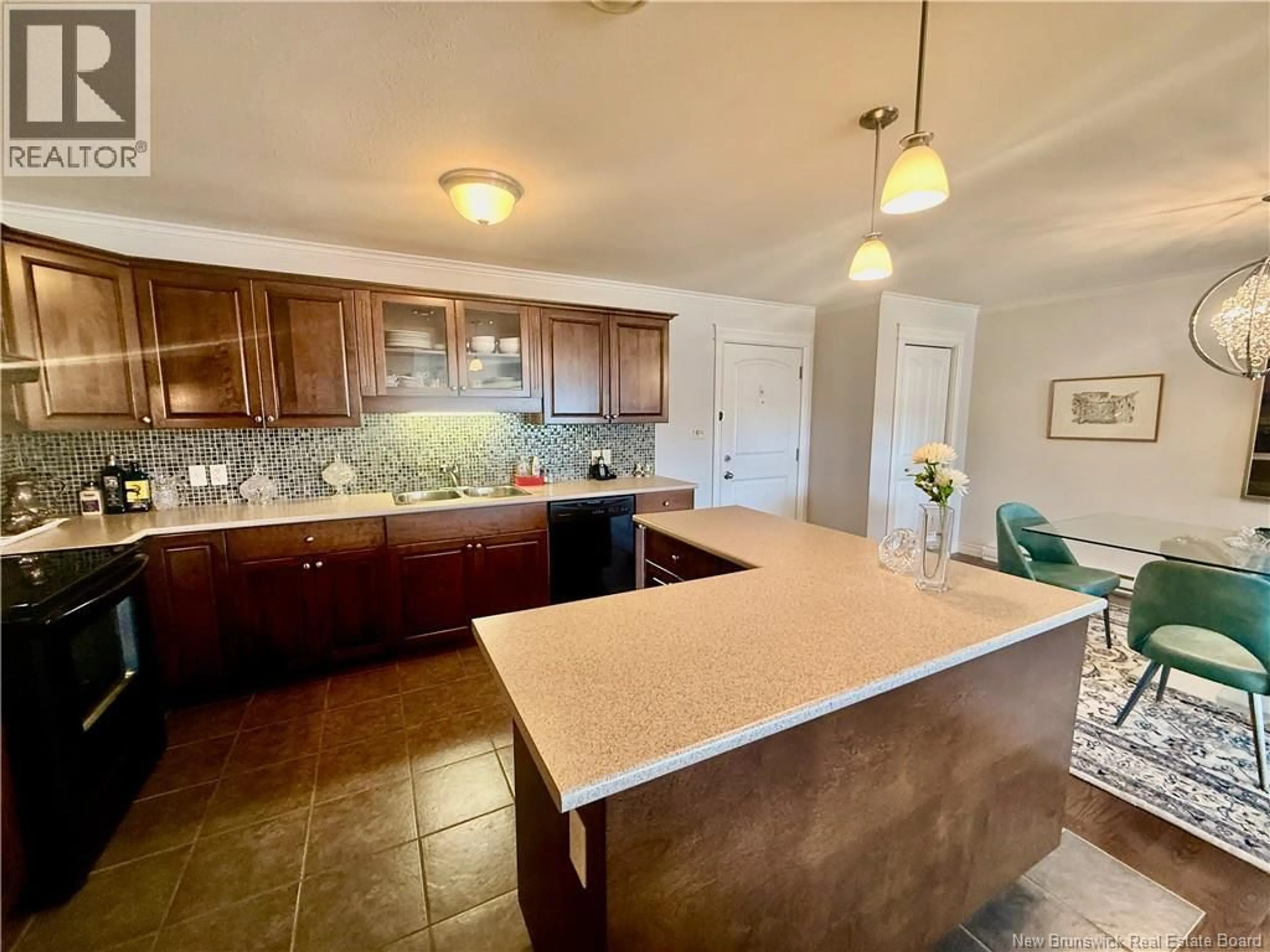 Open concept kitchen, ceramic/tile floor for 327 - 130 LIAN STREET, Fredericton New Brunswick E3C0G4