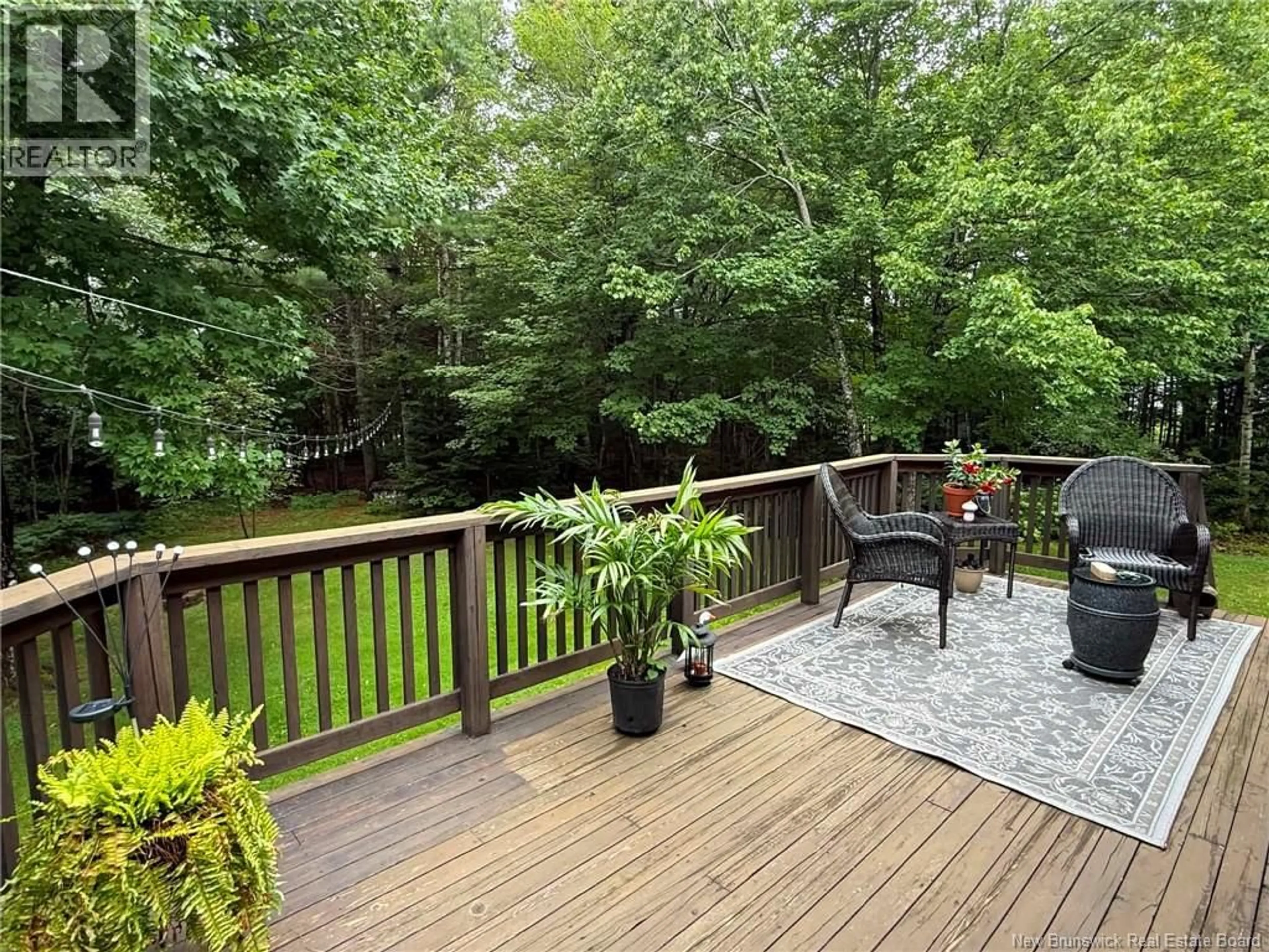 Patio, forest/trees view for 125 TANAR STREET, Miramichi New Brunswick E1V6H5