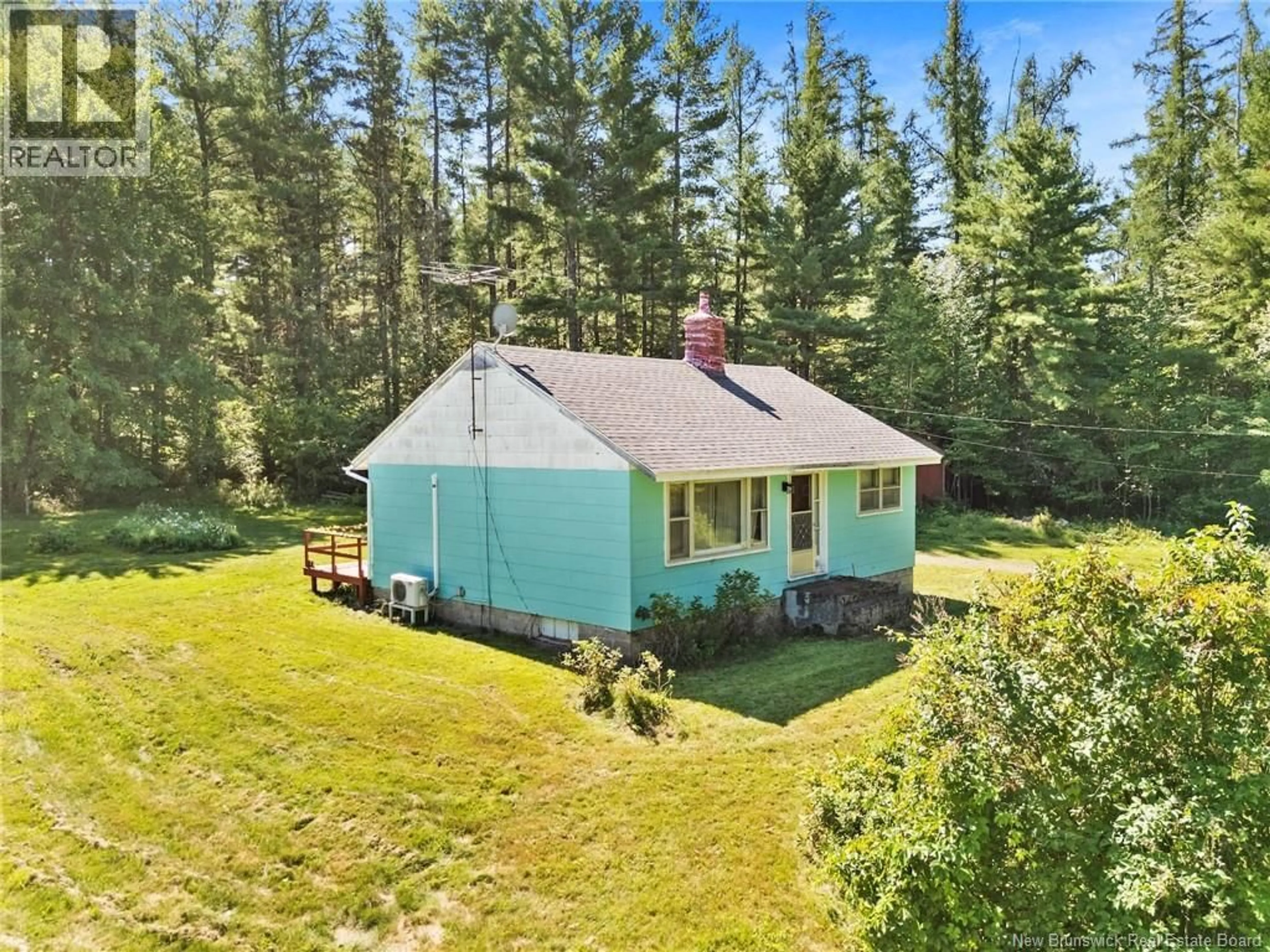 A pic from outside/outdoor area/front of a property/back of a property/a pic from drone, forest/trees view for 119 RIPPLES STATION ROAD, Ripples New Brunswick E4B1B8