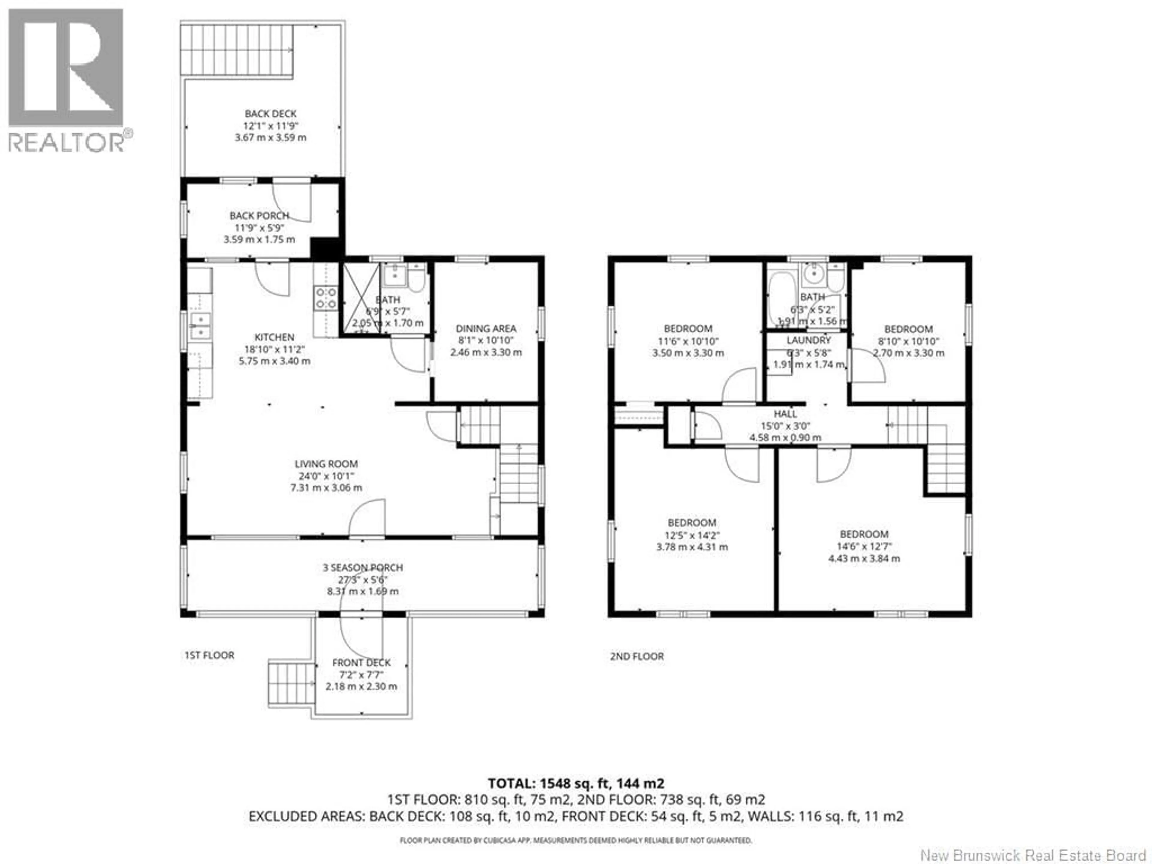 Floor plan for 29606 ROUTE 134, Dalhousie Junction New Brunswick E3N6A5